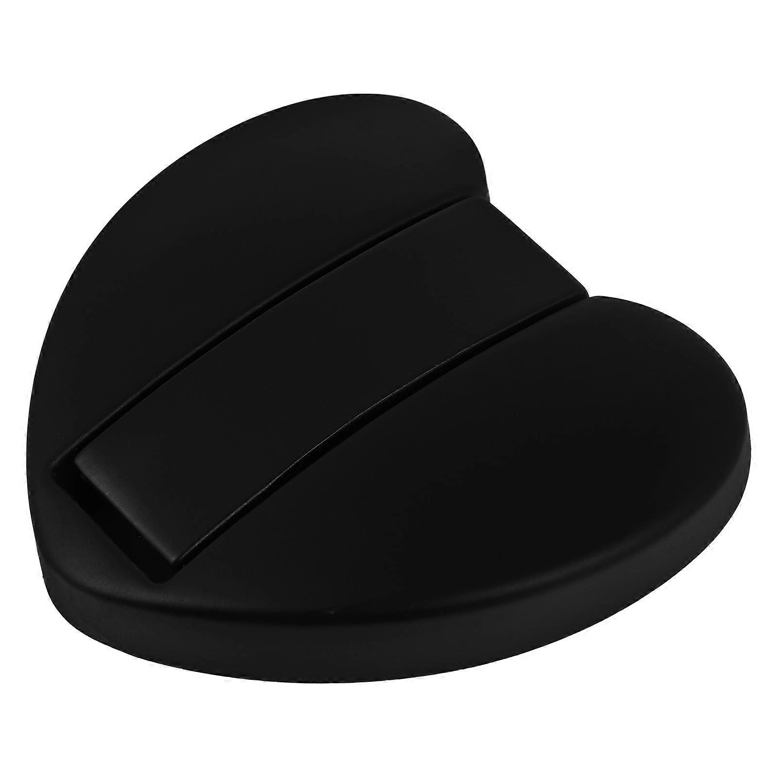 Towel Hook Foldable Wall Hook for Home Use Black 4Pcs Heart Shaped Design