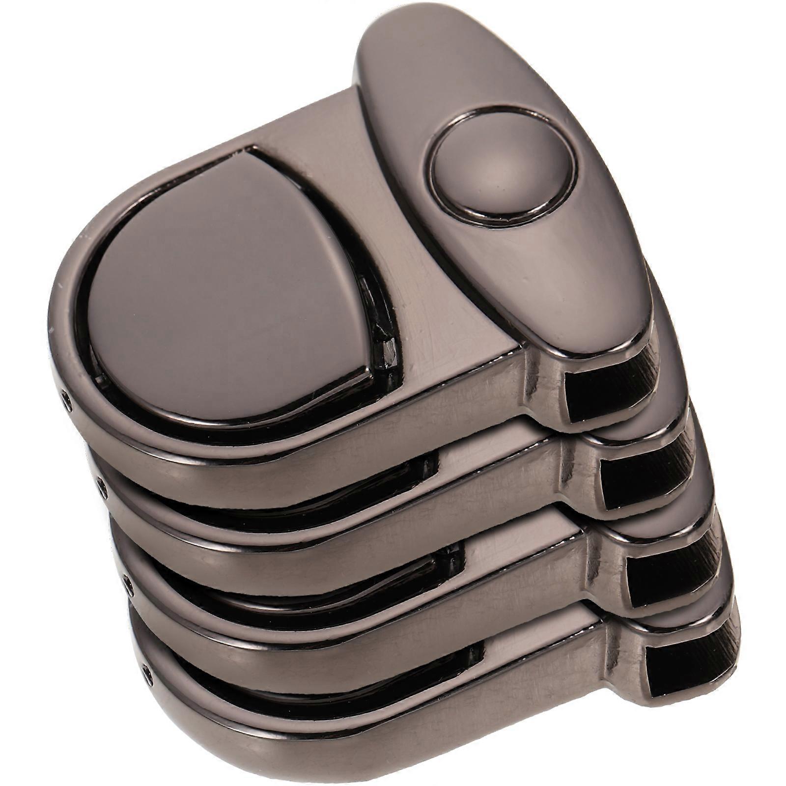 Clasp For Purses Tuck Lock Purse Buckle Fasteners Craft Enthusiasts Practical Time Saving Zinc Alloy 4 Sets