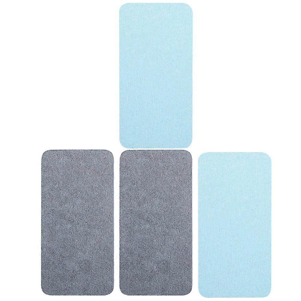 Absorbent Drink Coasters Diatomite Mat for Household 4Pcs Set