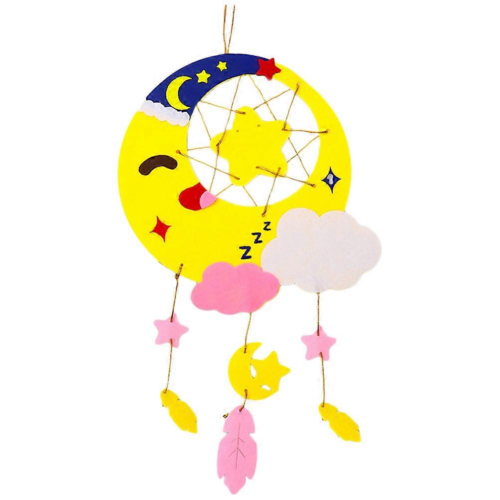 DIY Wind Bell Pendant for Children Crafting 2Sets Felt Material