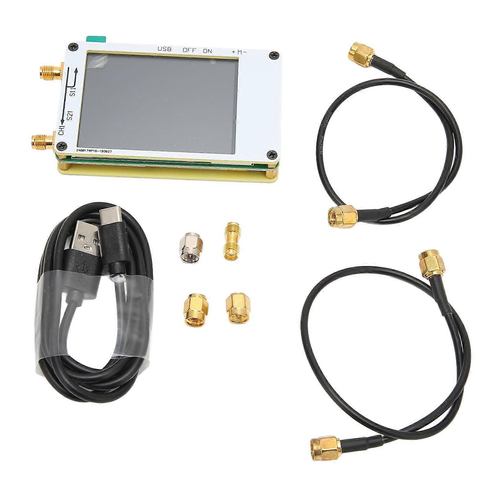 for NanoVNA Vector Network Analyzer 2.8 Inch Touch Screen MF HF VHF UHF Antenna Analyzer White