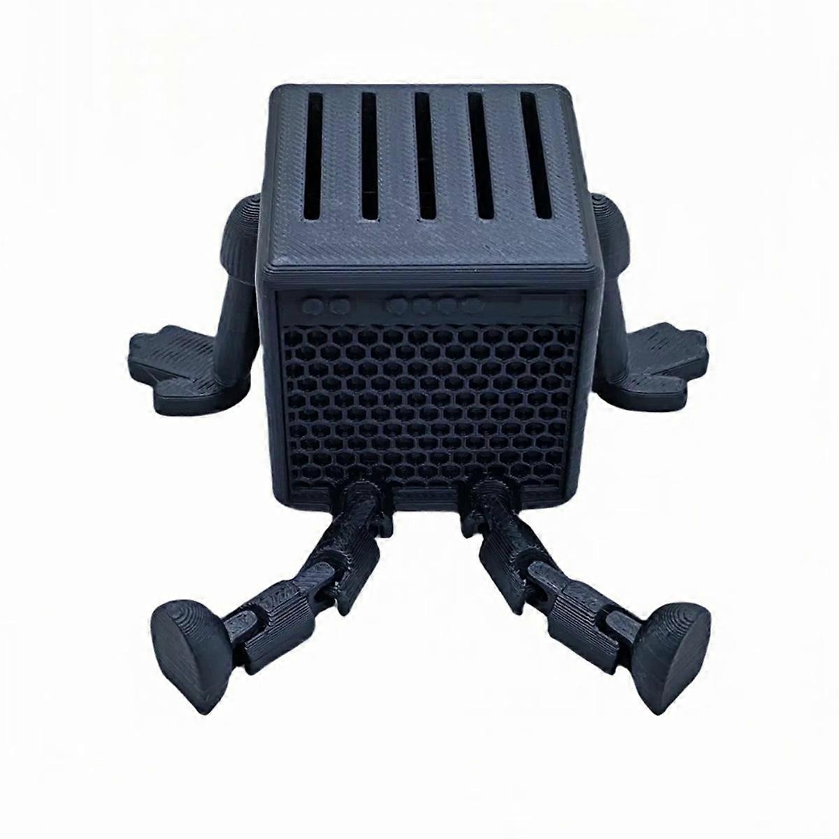 3D Printed Guitar Pick Storage Box Black