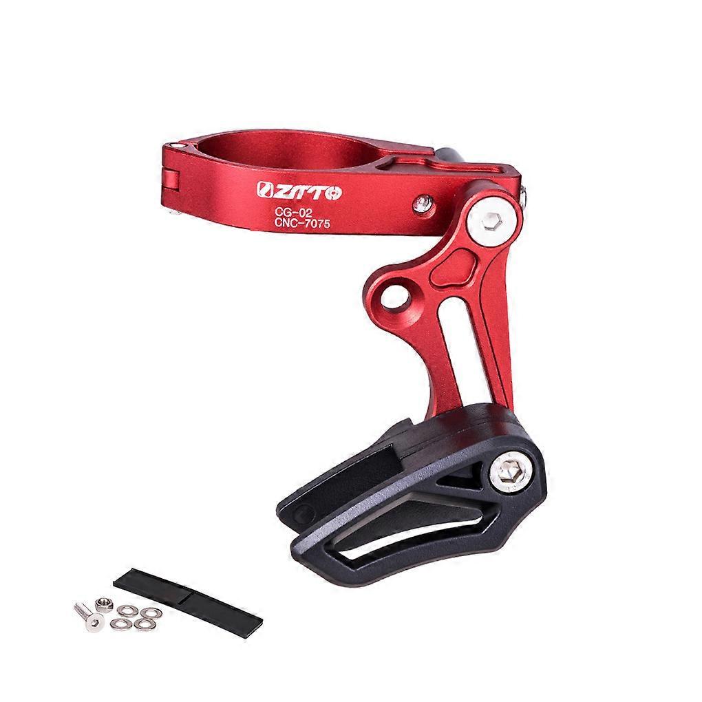Bicycle Chain Guide Aluminum Alloy Frame Protector Tensioner Replacement Red