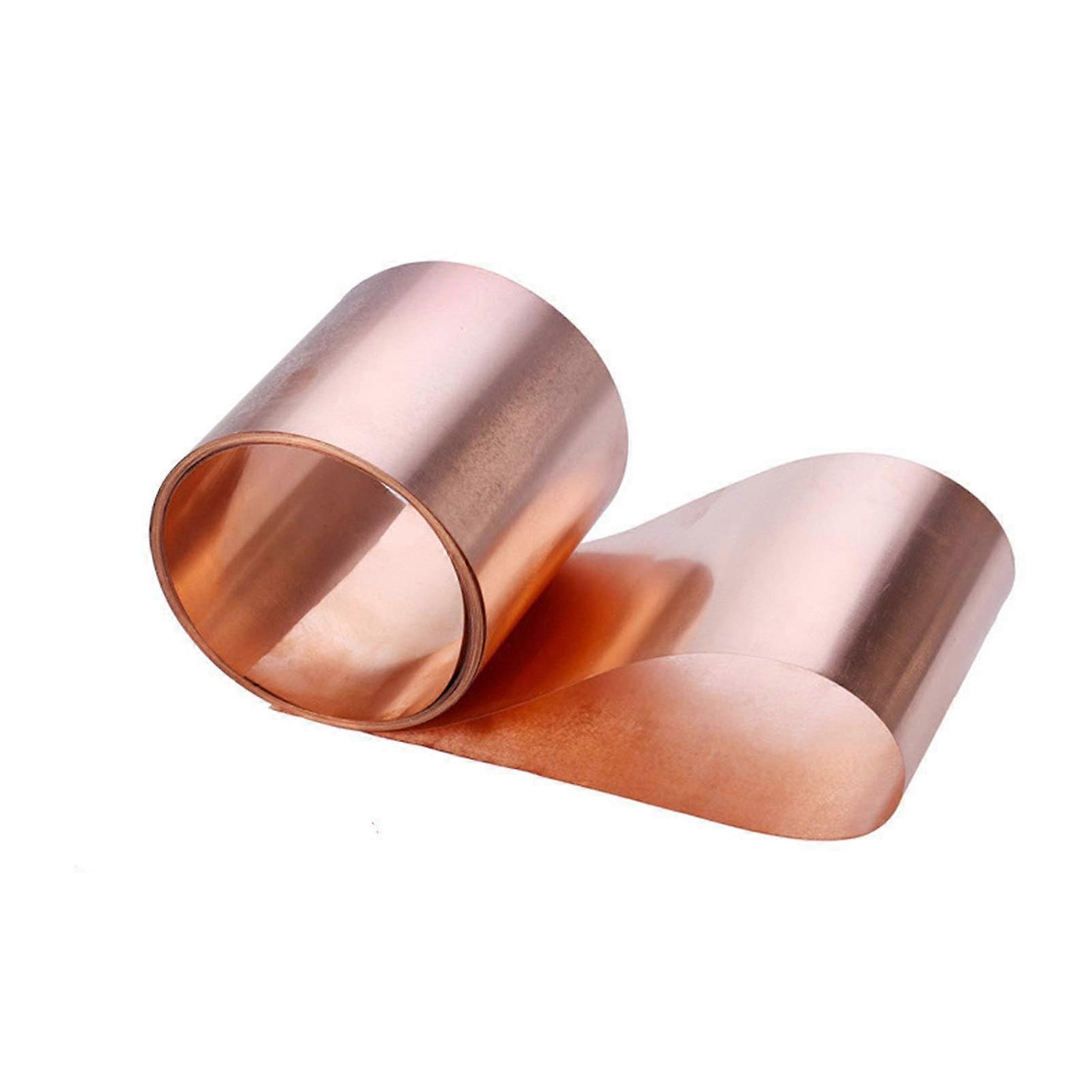 Pure Copper Sheets 99.9% Purity Purple Copper Foil Sheet 0.050.3mm Thick 0.3x10x1000mm