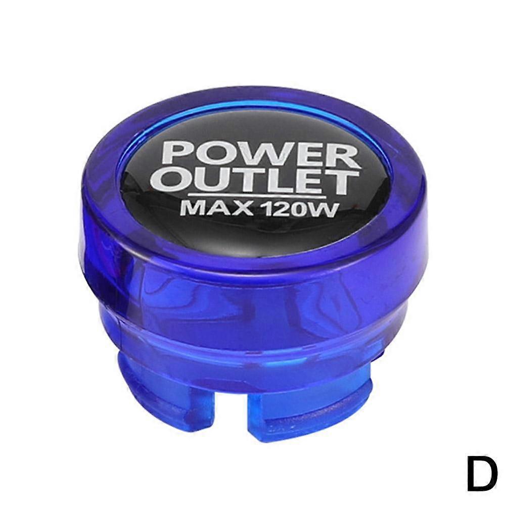 Universal Car Cigarette Lighter Dust Plug Modern ABS Dustproof Anti-Contact Protector Fits Most Vehicles
