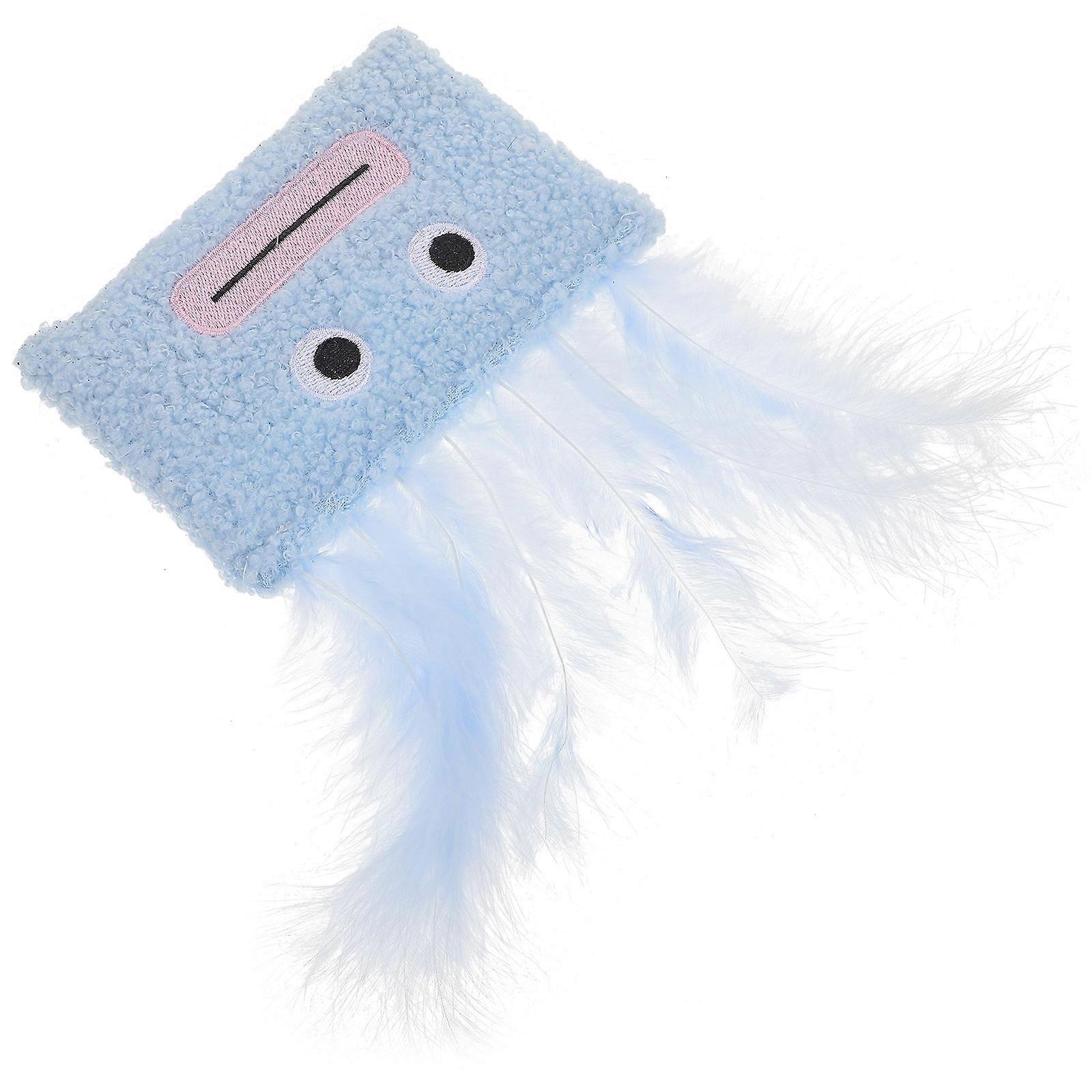 Plush Catnip Toy for Chewing 5Pcs Sky Blue Kitten Play Kit