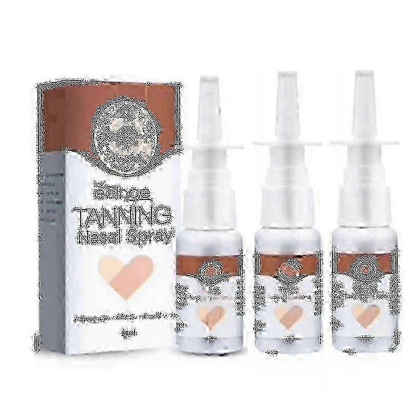 Pack de 3 sprays bronzants - Obtenez un éclat ensoleillé avec un spray nasal, un spray sans soleil et un spray sec. Bronzage profond