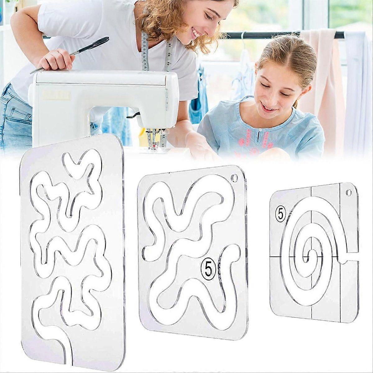 Using Quilting Templates Rulers: Quilting Templates for Machine