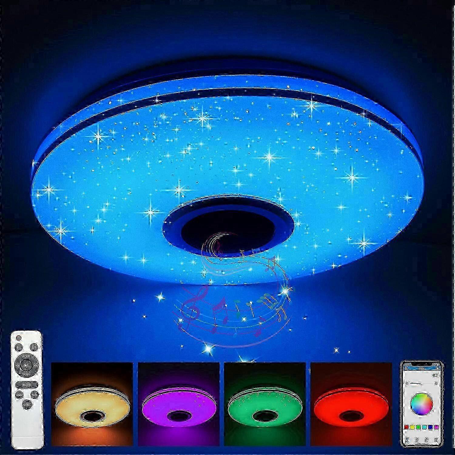 Dimmable RGB Ceiling Light with App Remote Control and Color Changing Function 36W Edition 0923