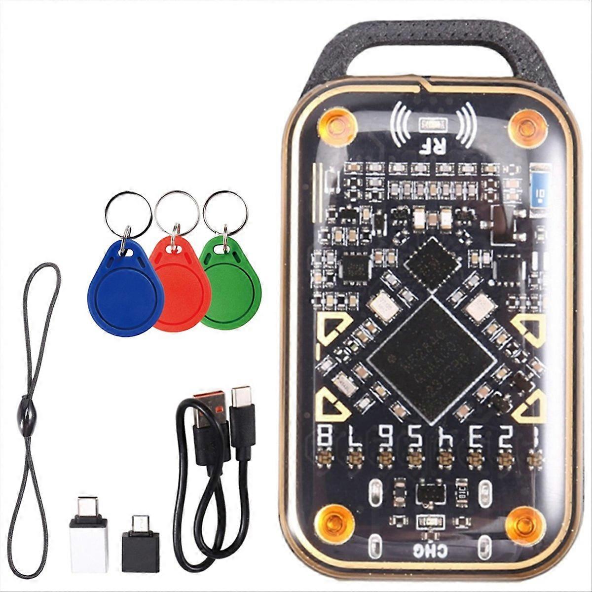 Chameleon Ultra Upgrade Smart Card Emulator+3XCUID Keychain RFID Smart Chip Reader 125K 13.56Mhz Card Decode Duplicator