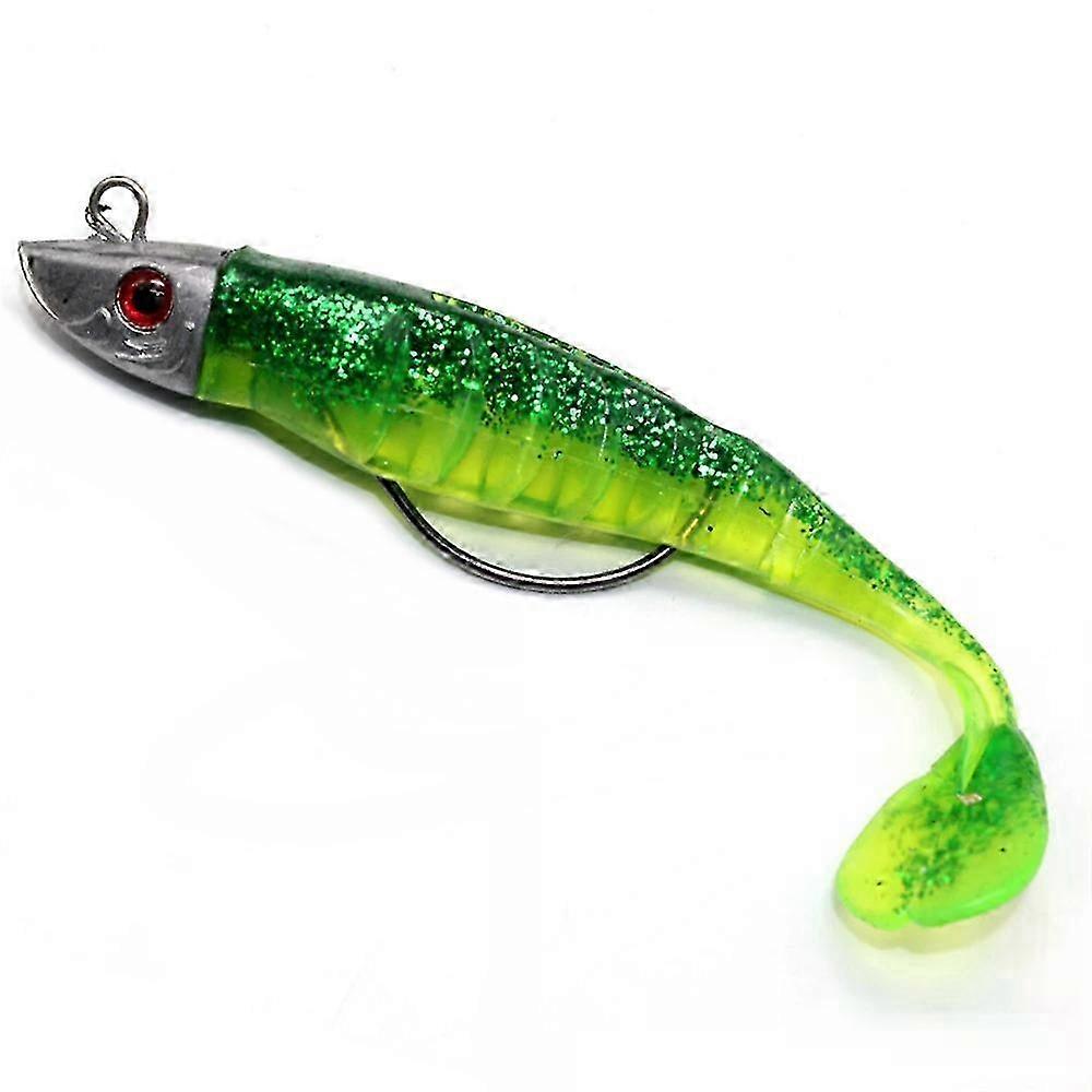 T-tail Fish Bionic Bait Flexible Rubber Soft Tail Soft Soft Rubber Material Sharp Back Hook Without Barbs Luya Bait Fish Bait 25-26s