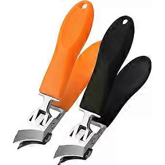 pieces nail clippers toenails, nail tweezers with collecting container for