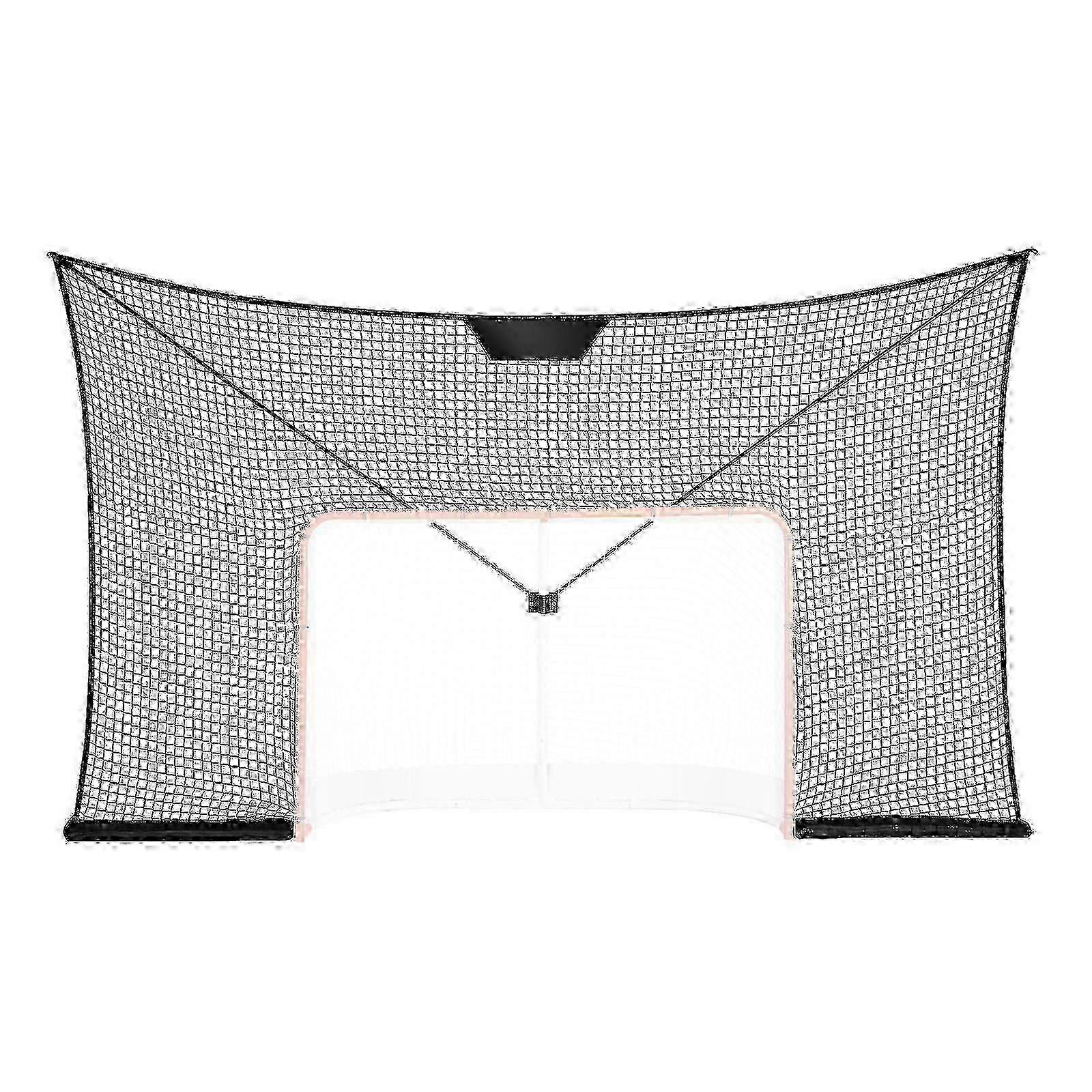 Hockey Goal Backstop Net, Street Hockey Sports Backstop Netting, 12x7 FT Large Size Target Net