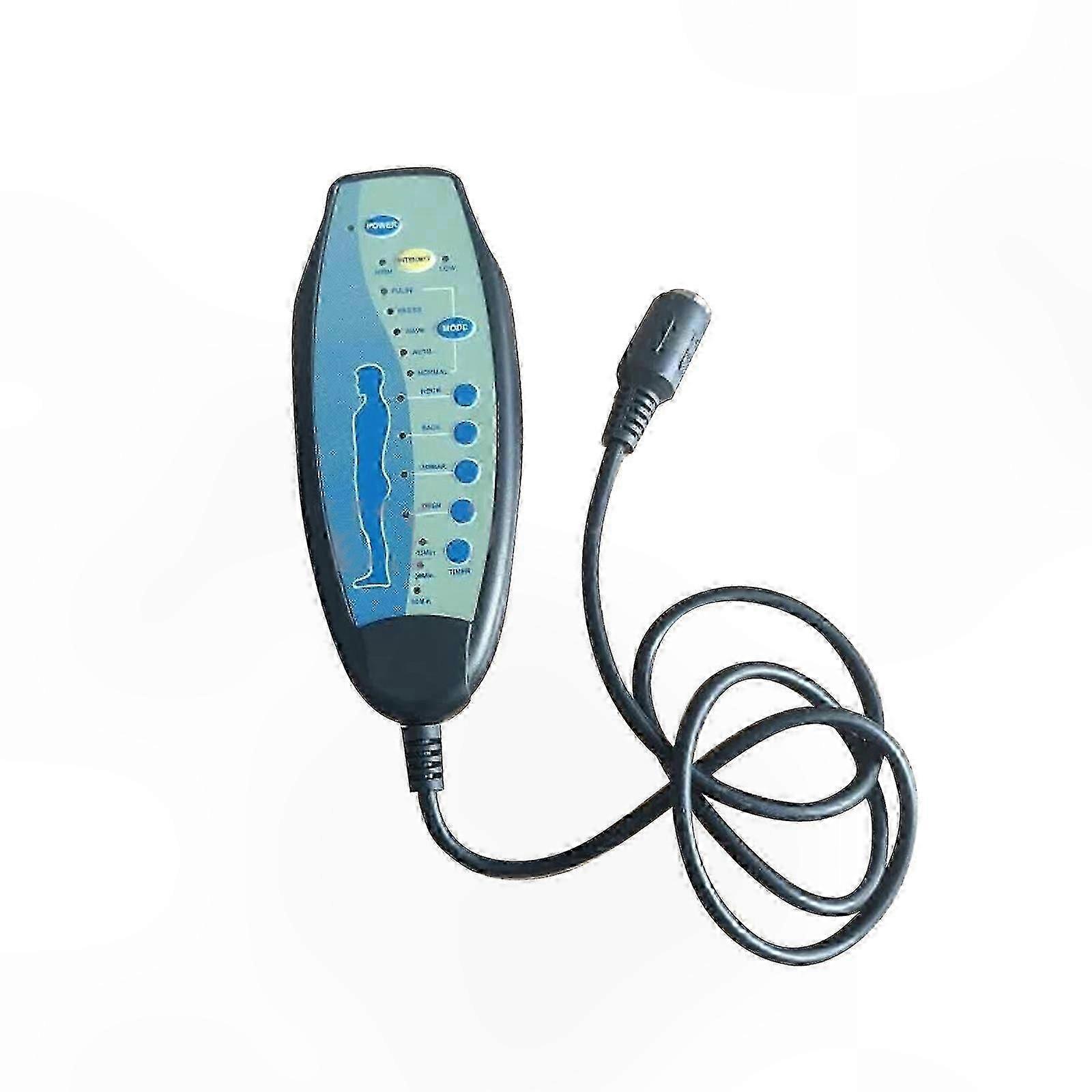 8-Pin Female Remote Control for Power Lift Recliner Chair with Massage Function, 12V Handset Controller