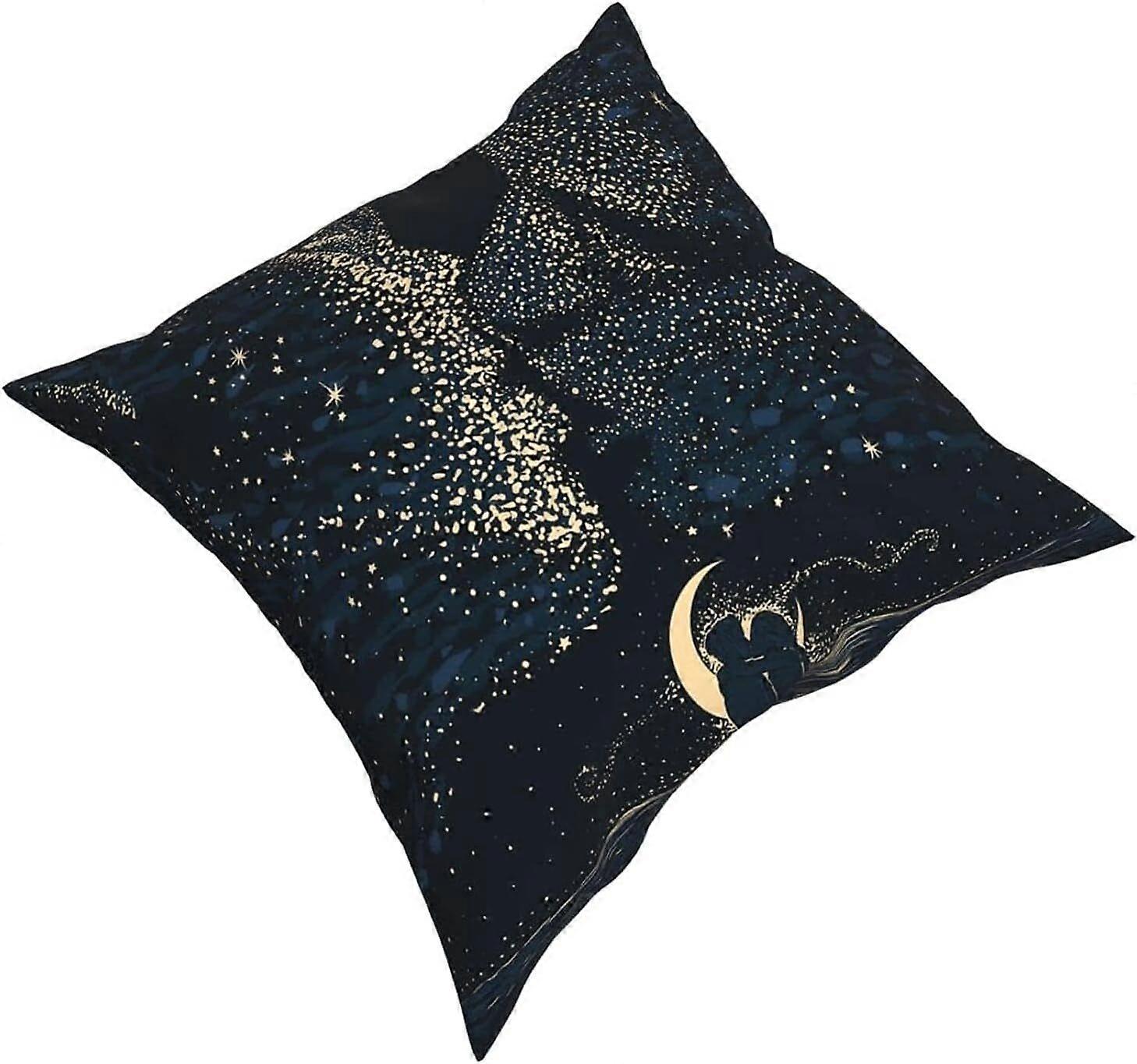 v1287スタークロスタペストリー枕カバーファッションスクエア枕カバークッションカバー装飾スロー枕カバー18 X 18インチ45 X 45 cm -TB1287 ij1287