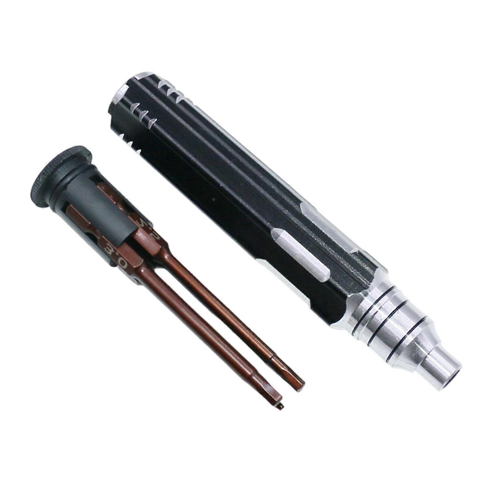 1.5/2.0/2.5/3.0mm Screwdriver Toolkits For Craft Model Aircraft 4 Tips Assembly Tool for Model Hobbyist Essential  B