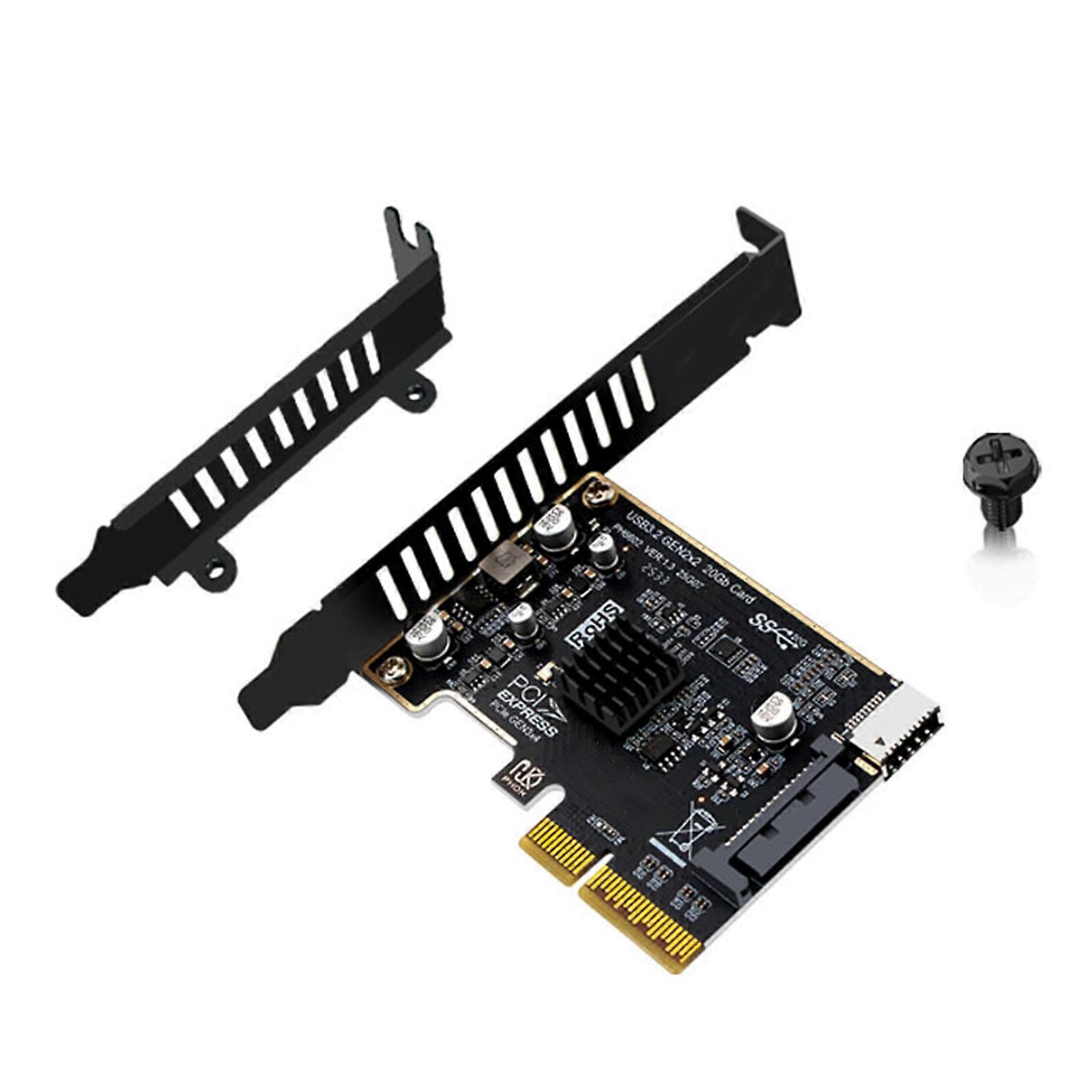 Fast Speed USB 3.2 Expansion Card With Reinforced Gold Fingers Supports Virtual Reality Devices External Storage Multicolor