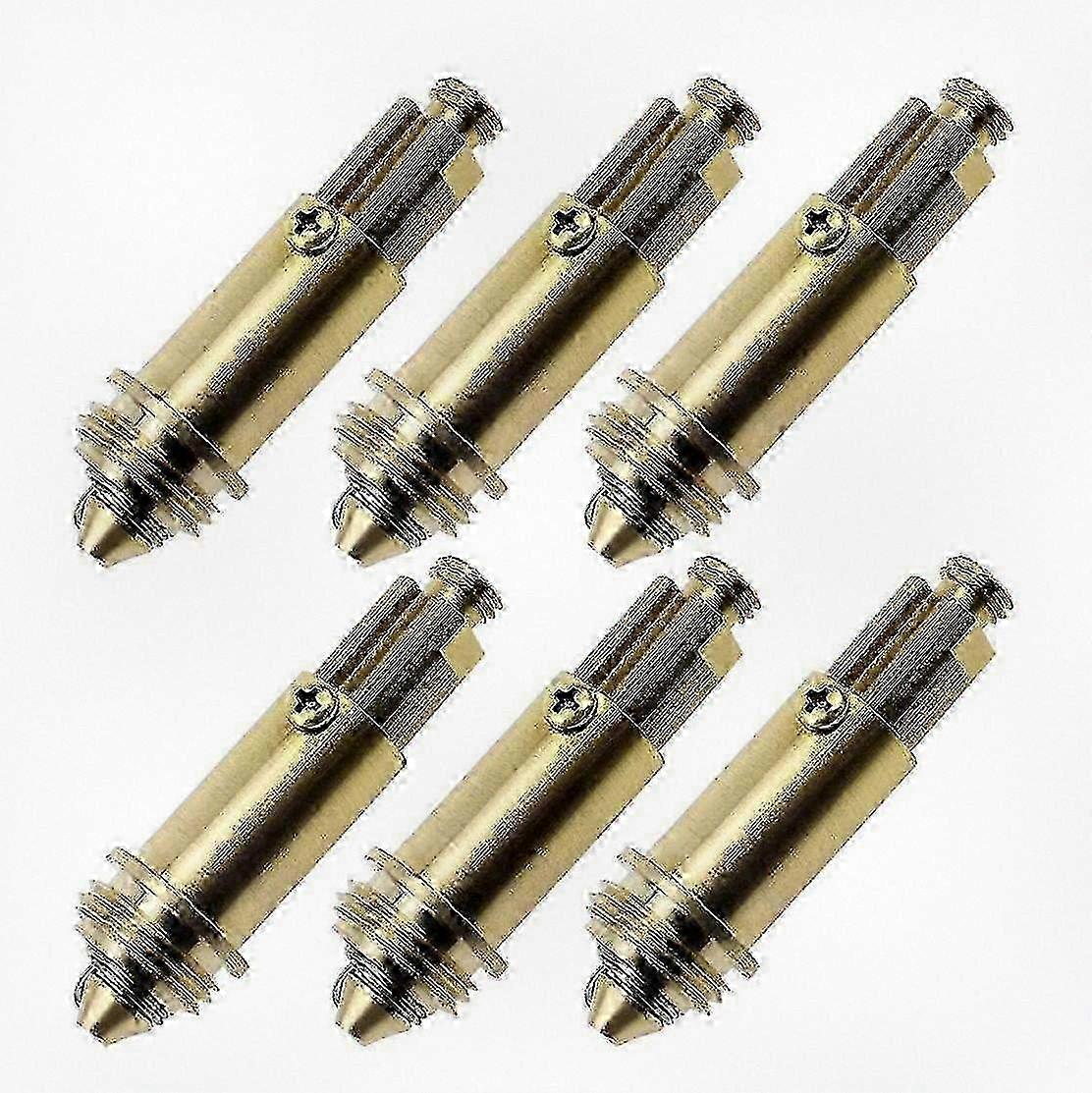 6 PCS Sink Plug Replacement Basin Bath Waste Click Clack Spring Brass Plug Bolt Compatible with Kitchen Sinks