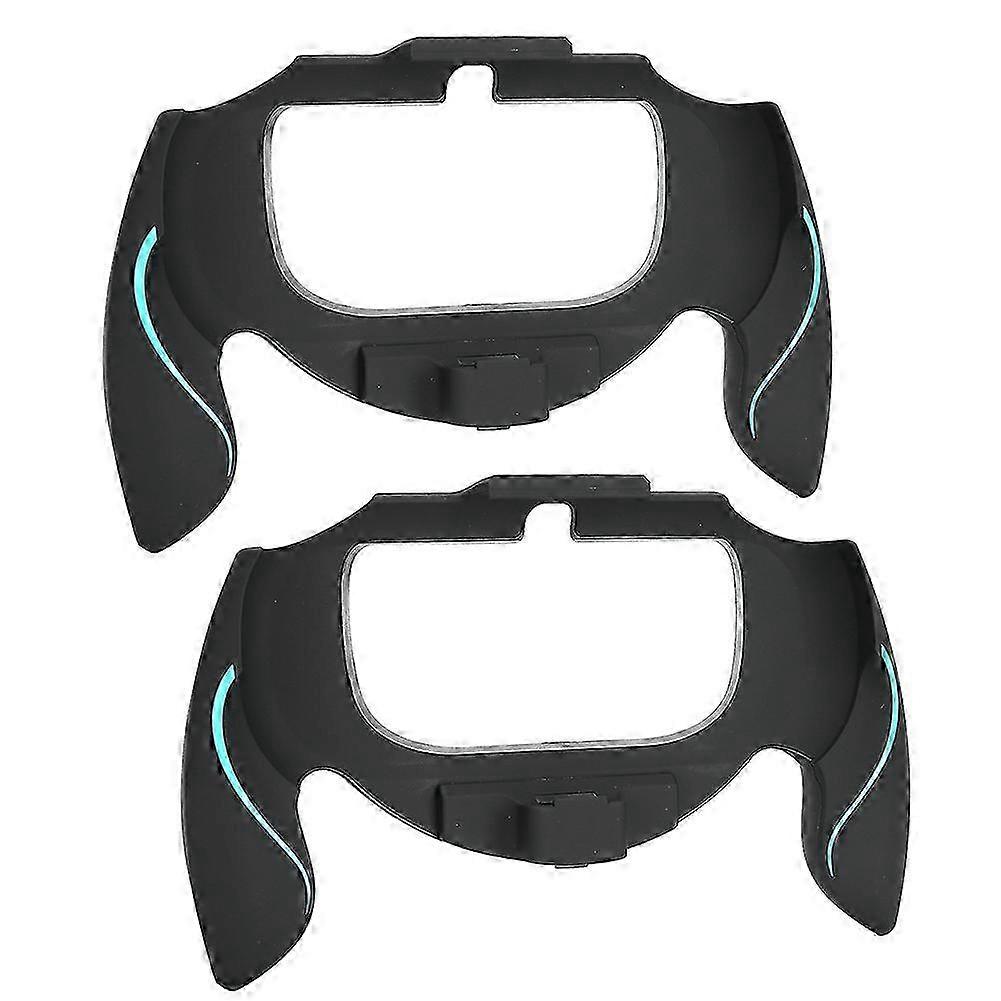 2Pcs Game Machine Curved Handle Grip Cover for Sony PSV1000 Game Console for PSVITAblue