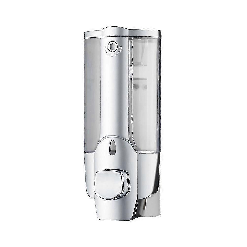 Manual Wall-mounted Soap Dispenser Silver 1pcs Push Type For Storage