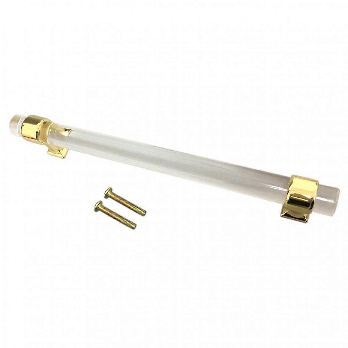 Acrylic Door Handle Door Drawer Cabinet Cupboard Handle Gold Hardware 190mm
