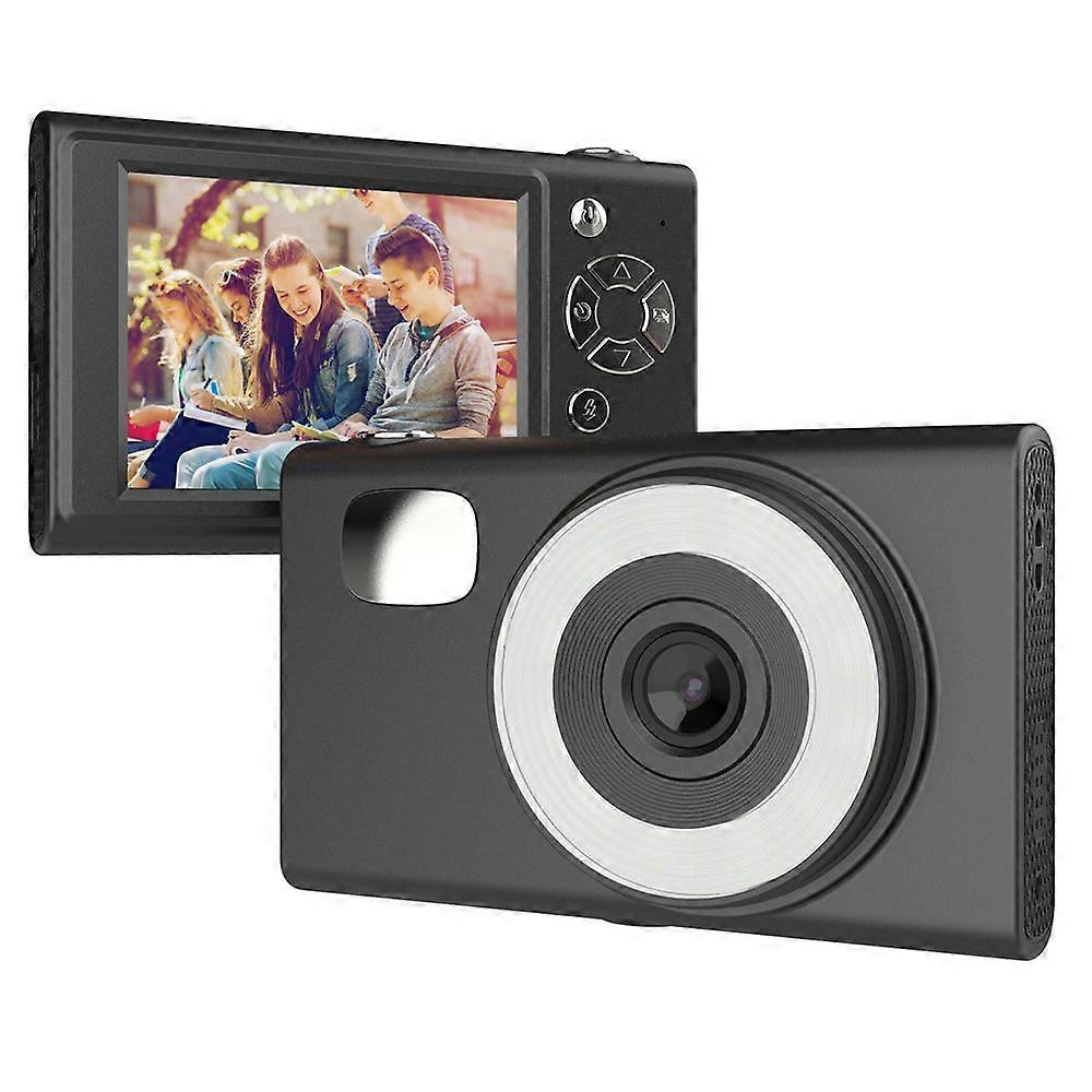 Portable 2.8-inch IPS Screen Digital Camera Student HD CCD Camera with 32G TF Card + Card Reader