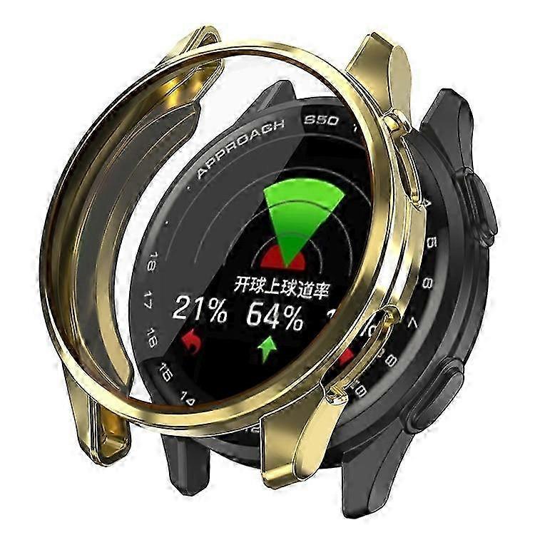 Compatible For Garmin Approach S50 Watch Case Electroplating Full Wrapped TPU Cover
