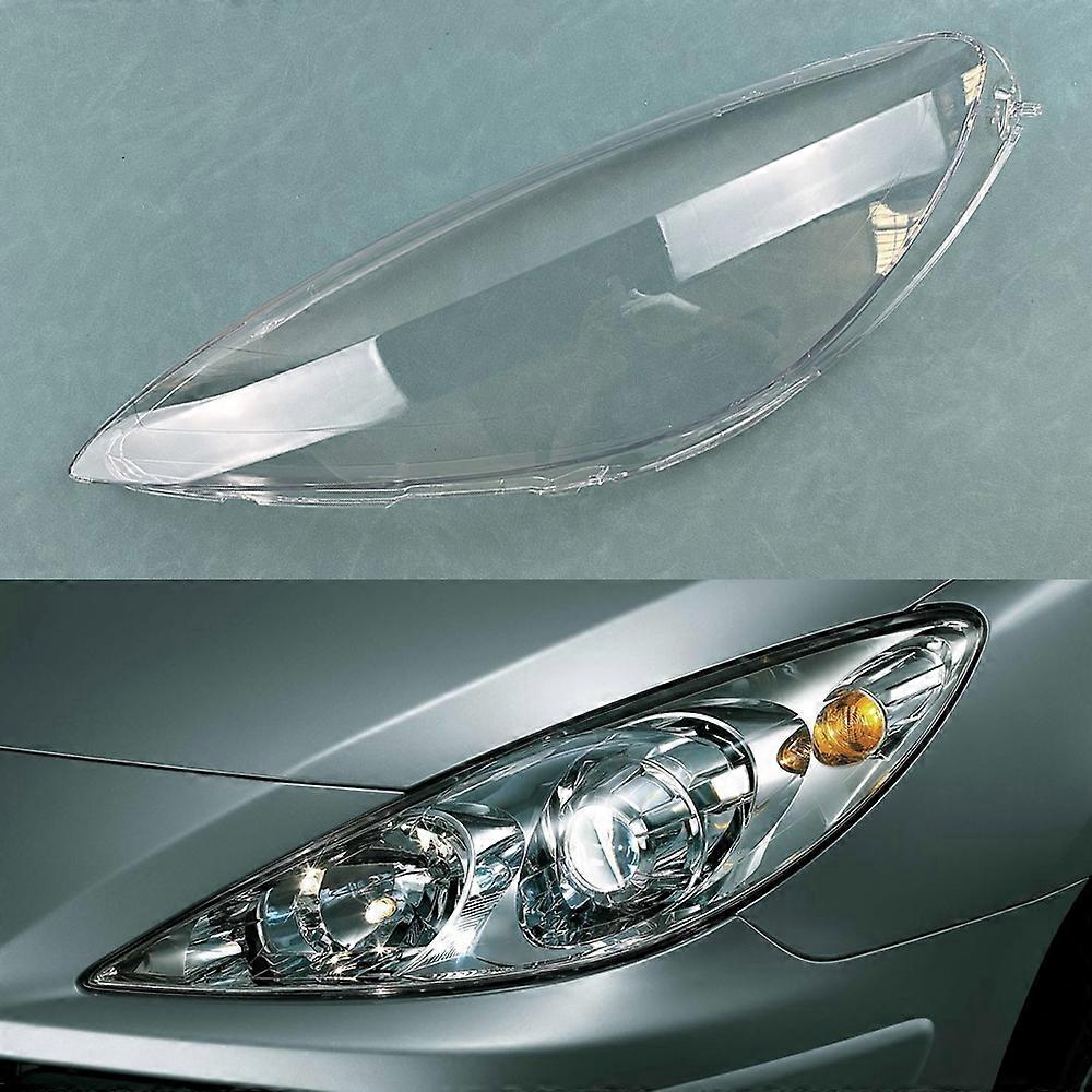 For Peugeot 307 2003-2007 Front Headlight Cover Transparent Lamp Shade Headlamp Shell Lens Plexiglass Replace Original Lampshade