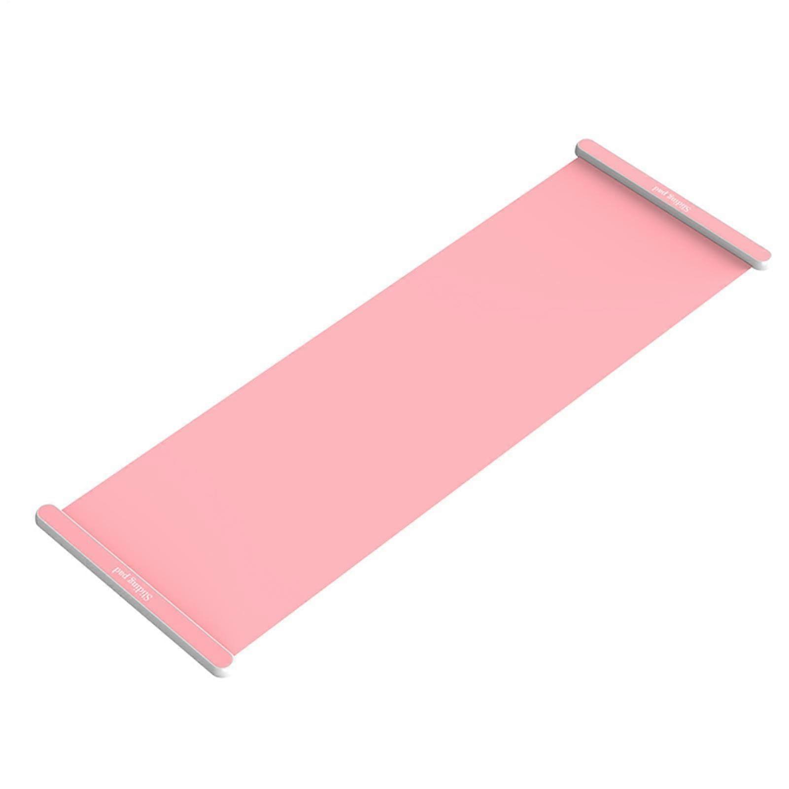 Exercise Sliding Board with NonSlip Surface for Squats, Core Balance & Low Impact Training, Pink