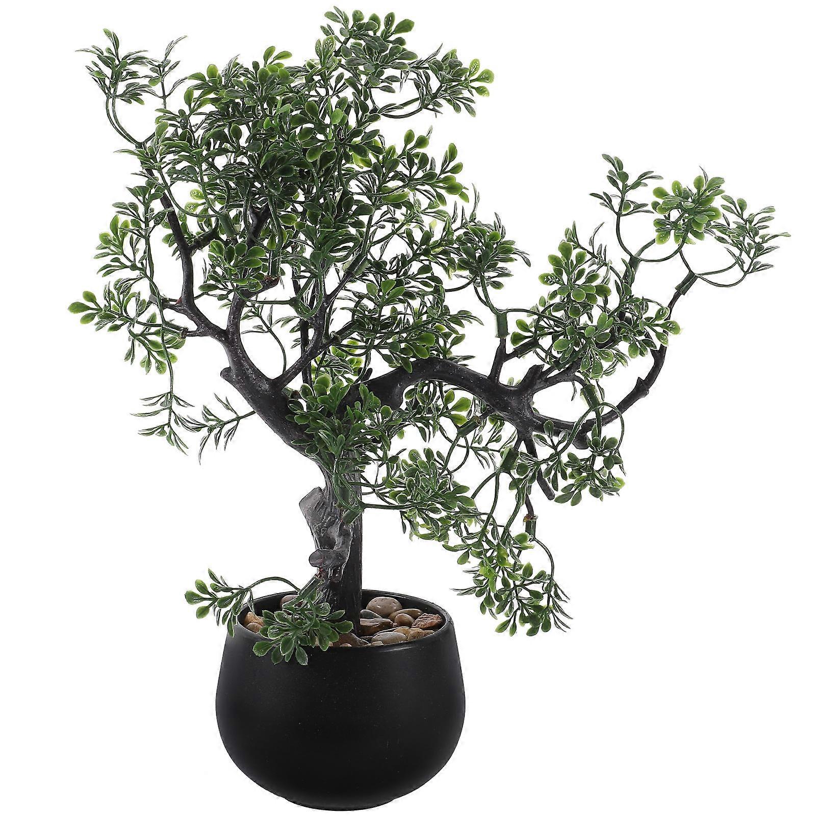 Multi Color Artificial Bonsai Tree for Desk Decoration Simulated Pine
