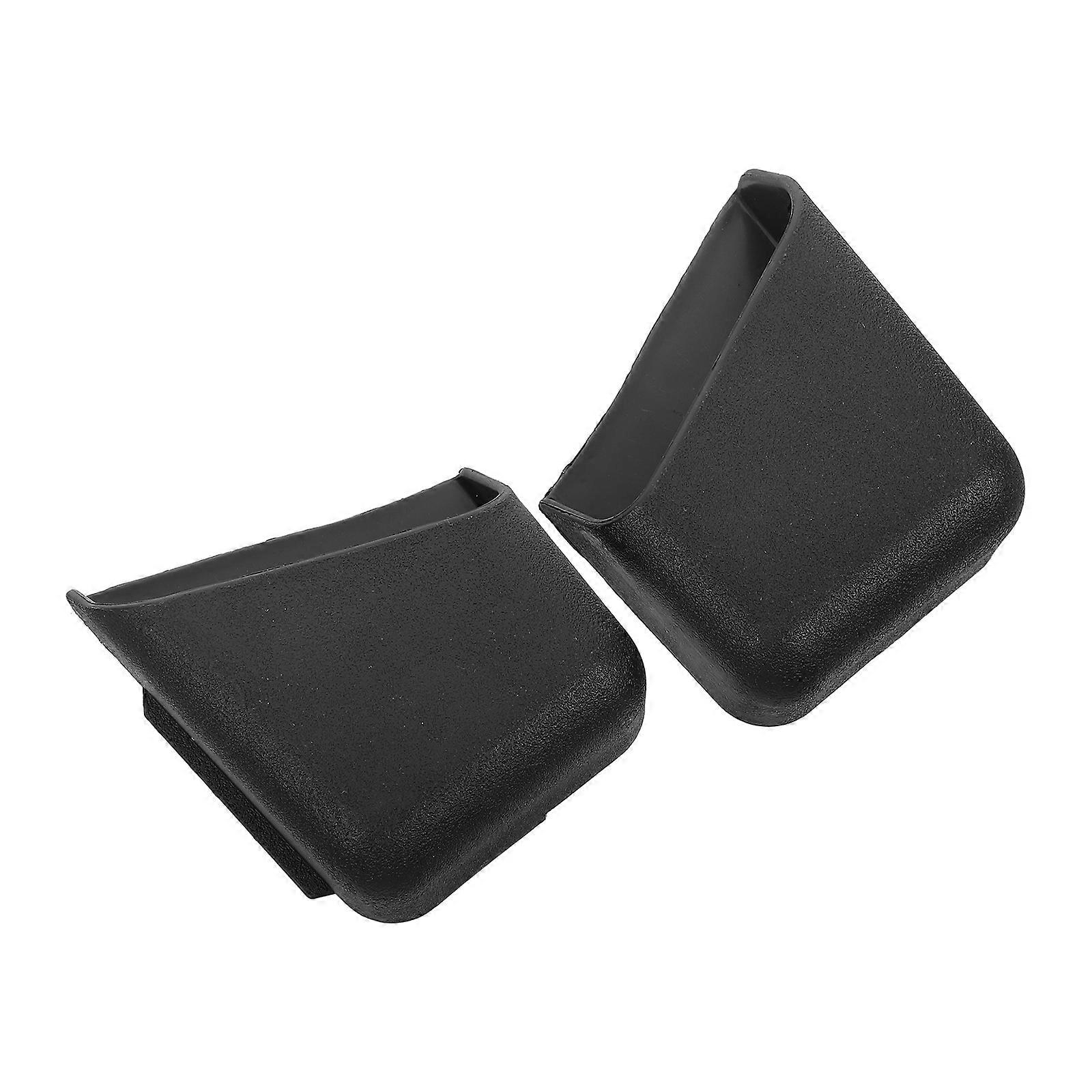 Car Holder for Storage Use 1Pair Adhesive Storage Box Black ABS