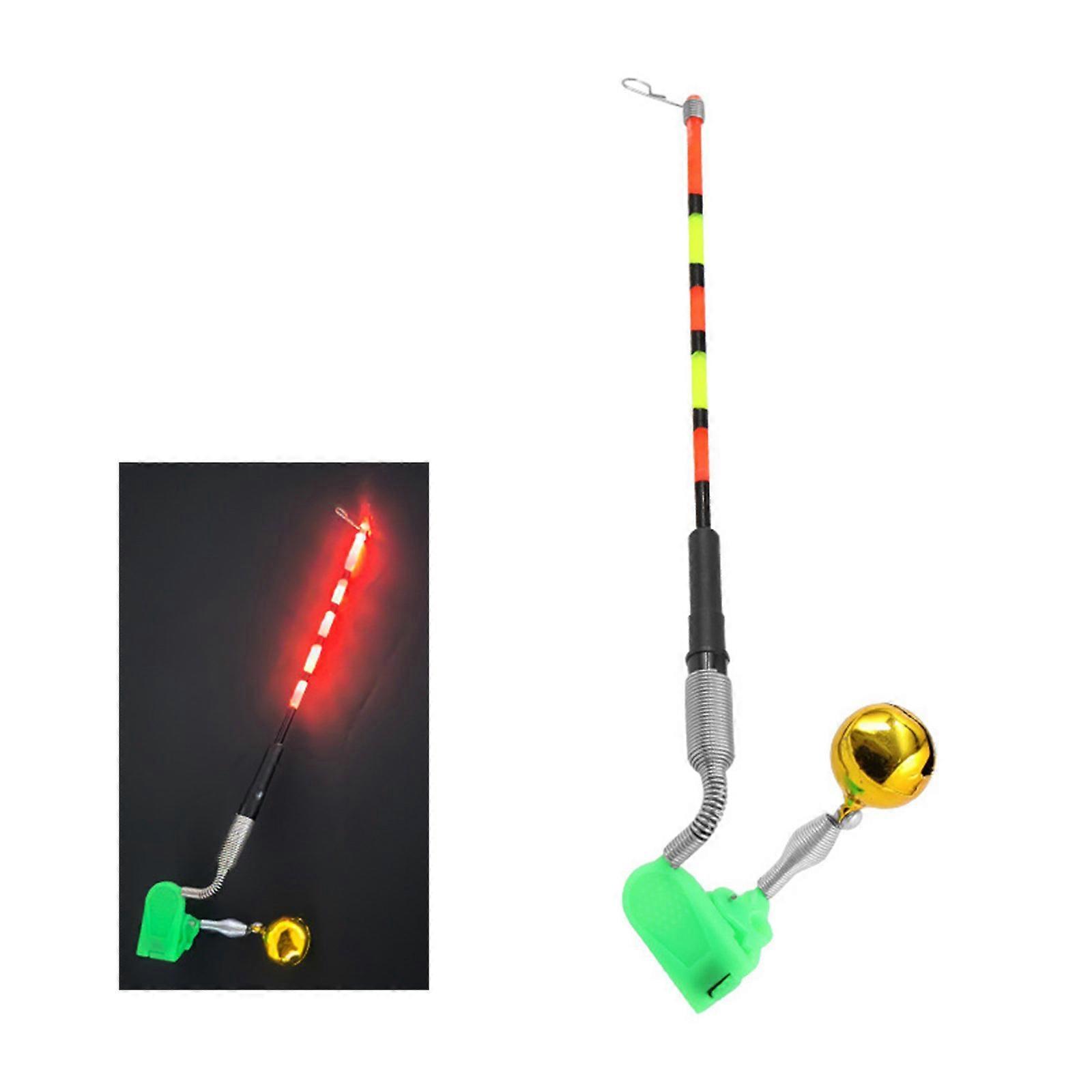 Sensitive Fishing Line Vibration Detectors Fishing Rod Lighting Stick Bites Alarm Float Tackle Electronic Poles Lamp Multicolor