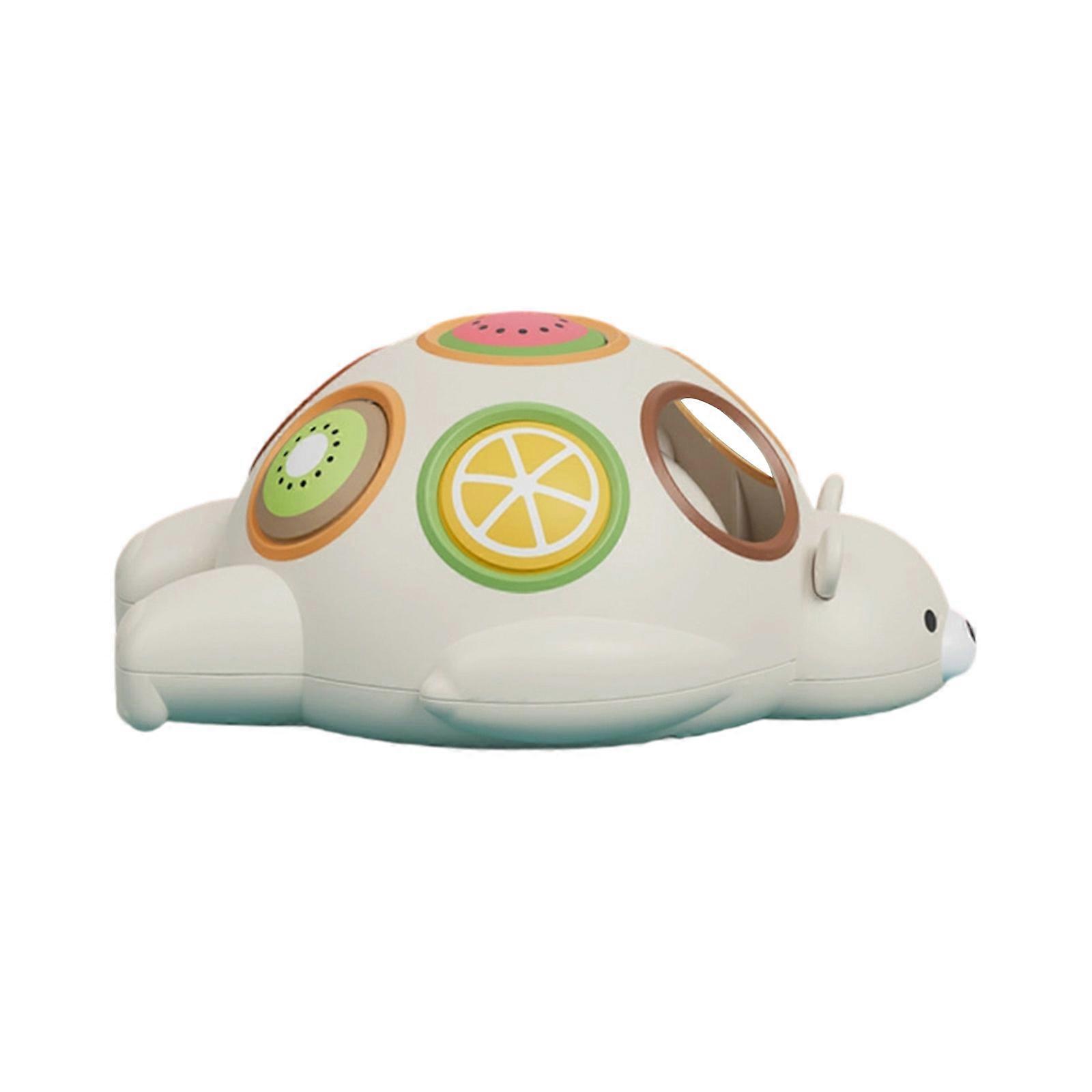 Educational Push Press Toy For Preschoolers Bear Game Safe Plastic Design Enhances Cognitive Development Ages 3 And Up Multicolor