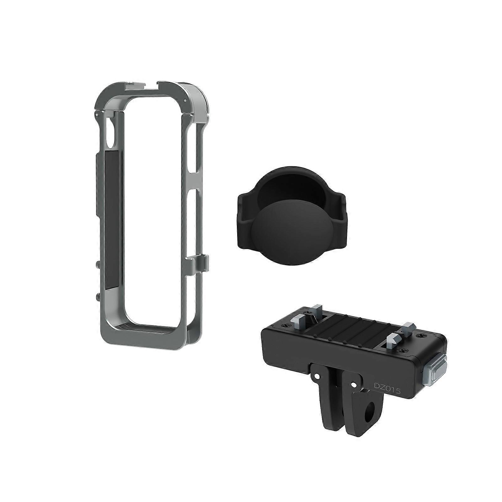 Practical 360 Camera Protective Frame Magnetic Quick Release System 1/4 Tripod Mount And Cold Shoe Compatibility Multicolor