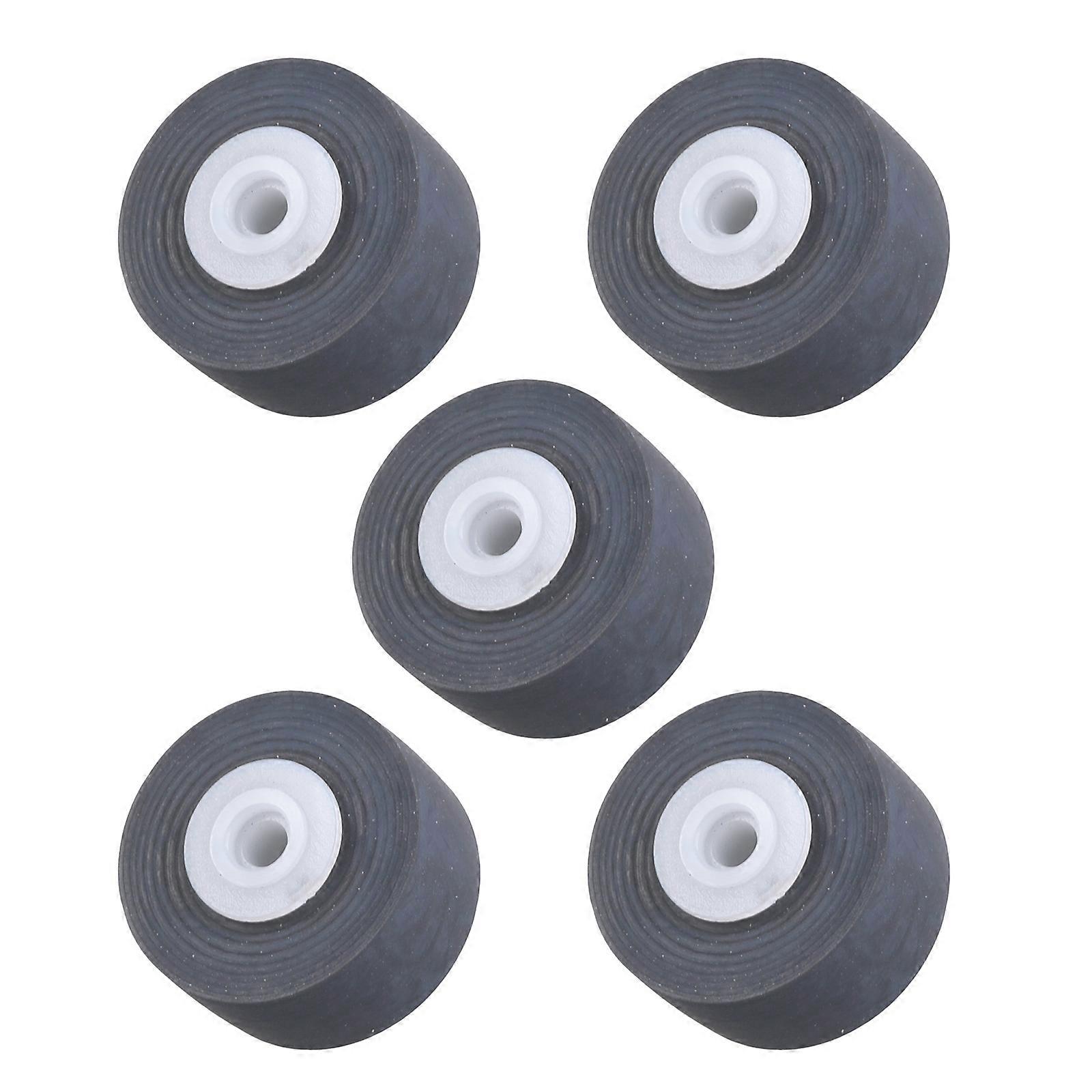 Cassette Tape Cassette Recorder Pinch Rollers Pressure Belt Pulley Set for Tape Recorder 14.1mm Diameter Multicolor