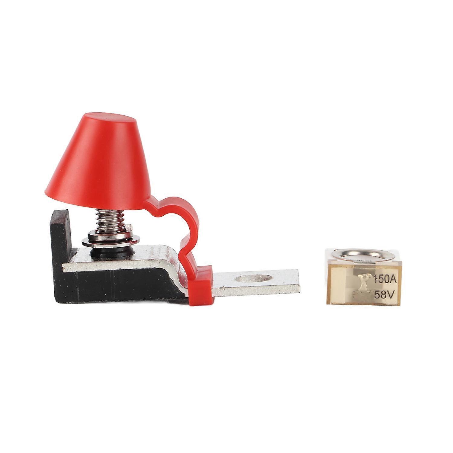 58V Terminal Fuse Block Kit with M8 Single Stud for Multiple Batteries Ignition Boat Truck RV Constr