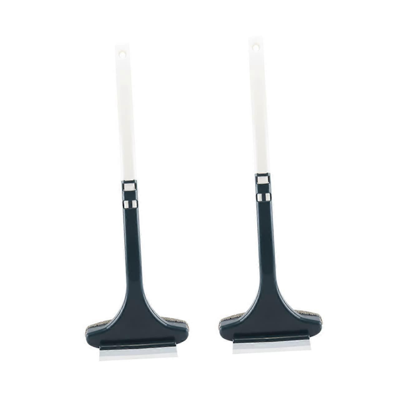 2 Pack Window Screen Cleaning Brush Double Sided Dust Remover with Detachable Handle for Easy Storage