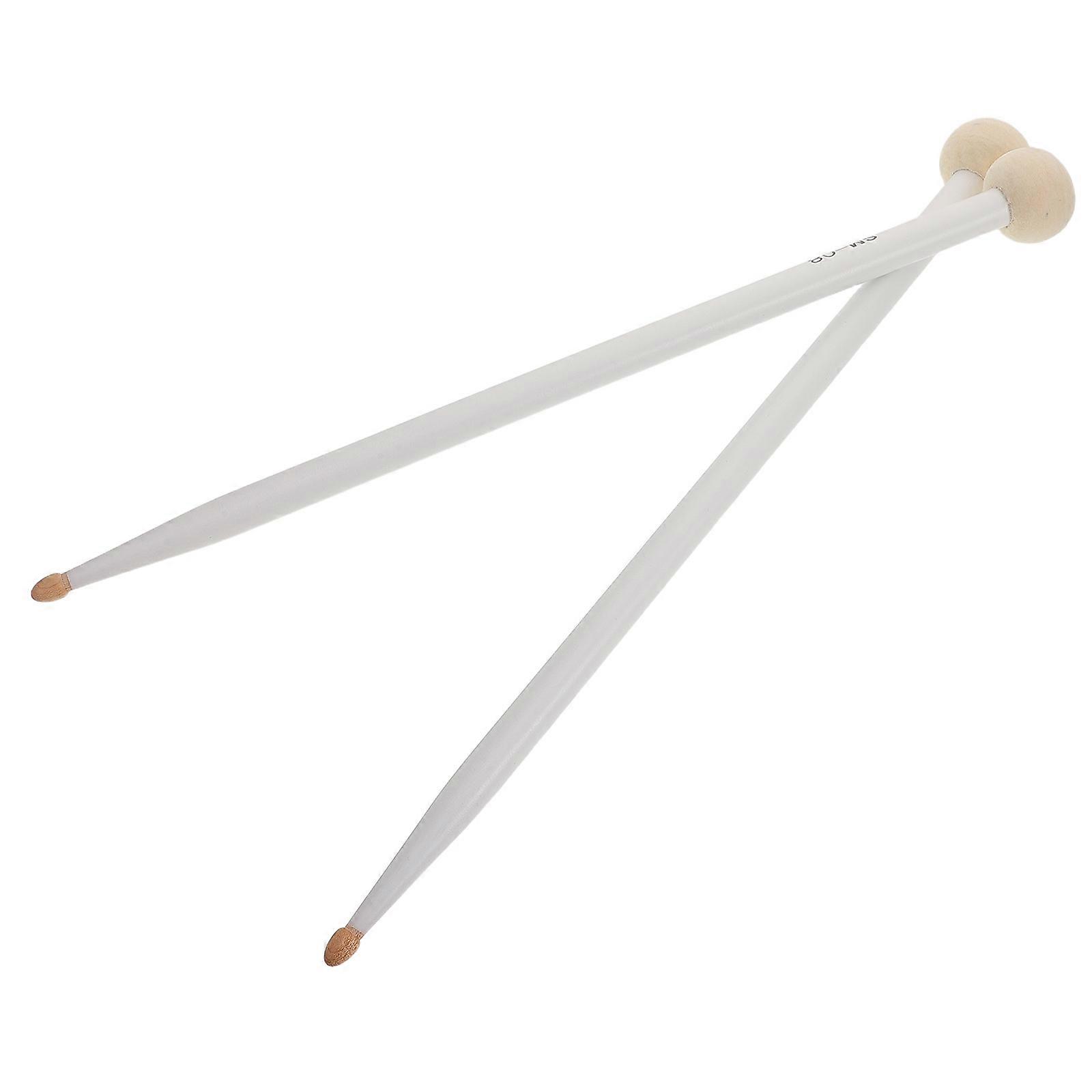 Professional Drum Mallets Felt Head Sticks for Snare Drum 2Pcs