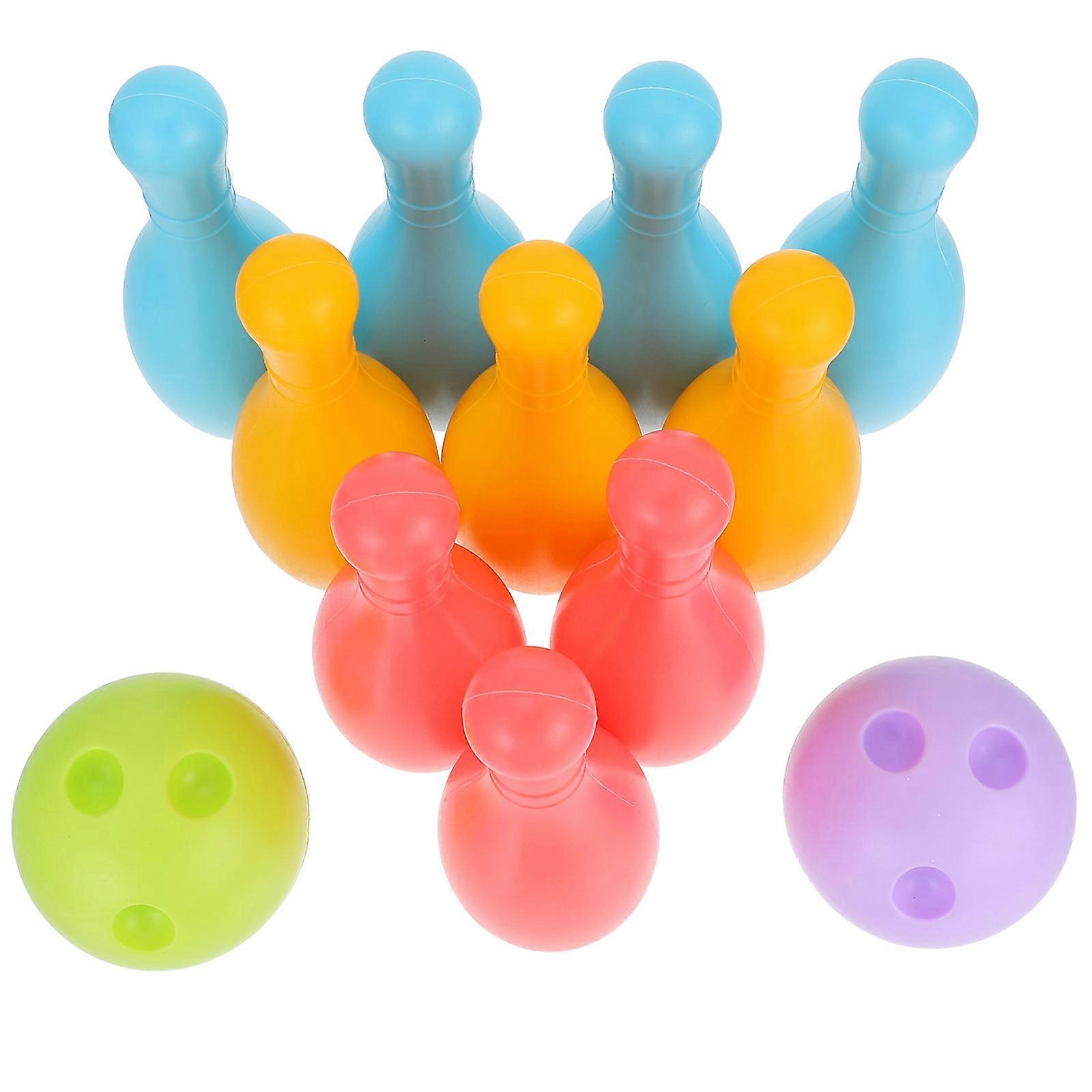 Kid Bowling Toy Indoor Bowling Set for Children 1Set Parent-Child Interactive