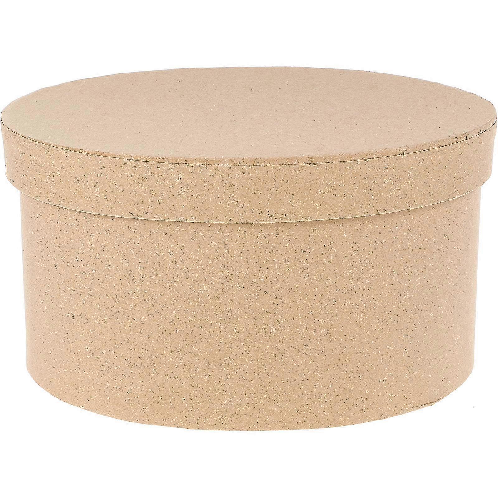 Oval Kraft Paper Hardboard Box Cookie Paper Container Cake Container Chocolate Box