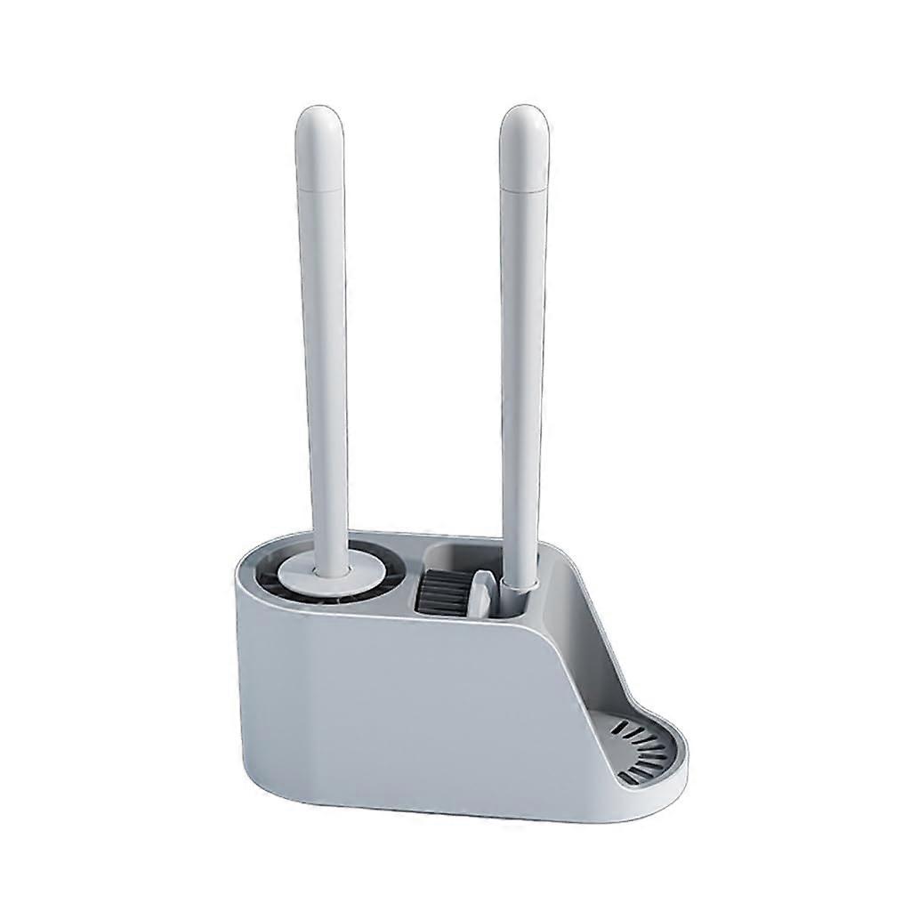 Toilet Brush and Holder Set SpaceSaving Quick Drying Bathroom Cleaning Tool for Efficient Toilet Maintenance
