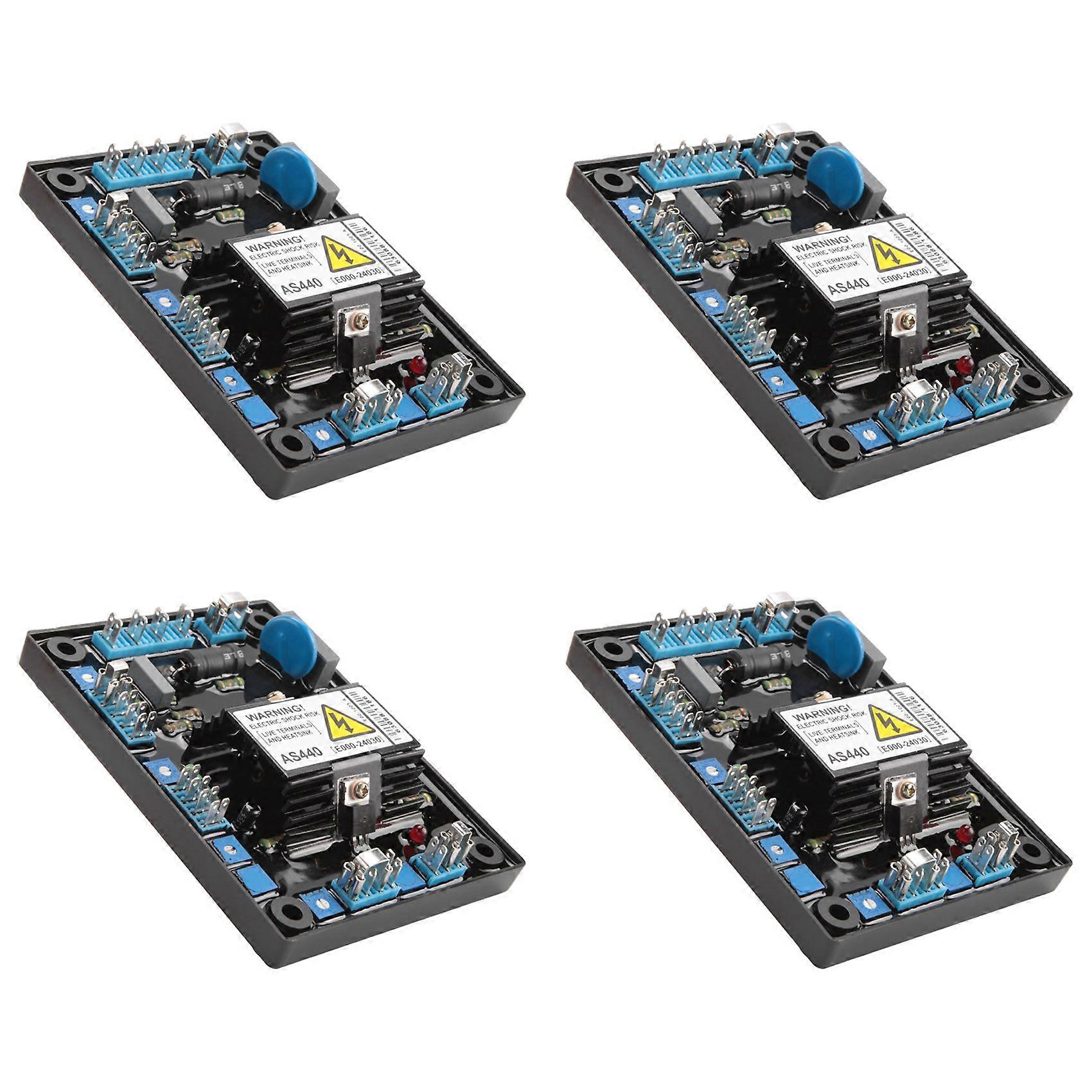 4X AS440 Generator Automatic Voltage Regulator Input AC 190-264V 4A Engine AVR Voltage Regulator Generator Accessories