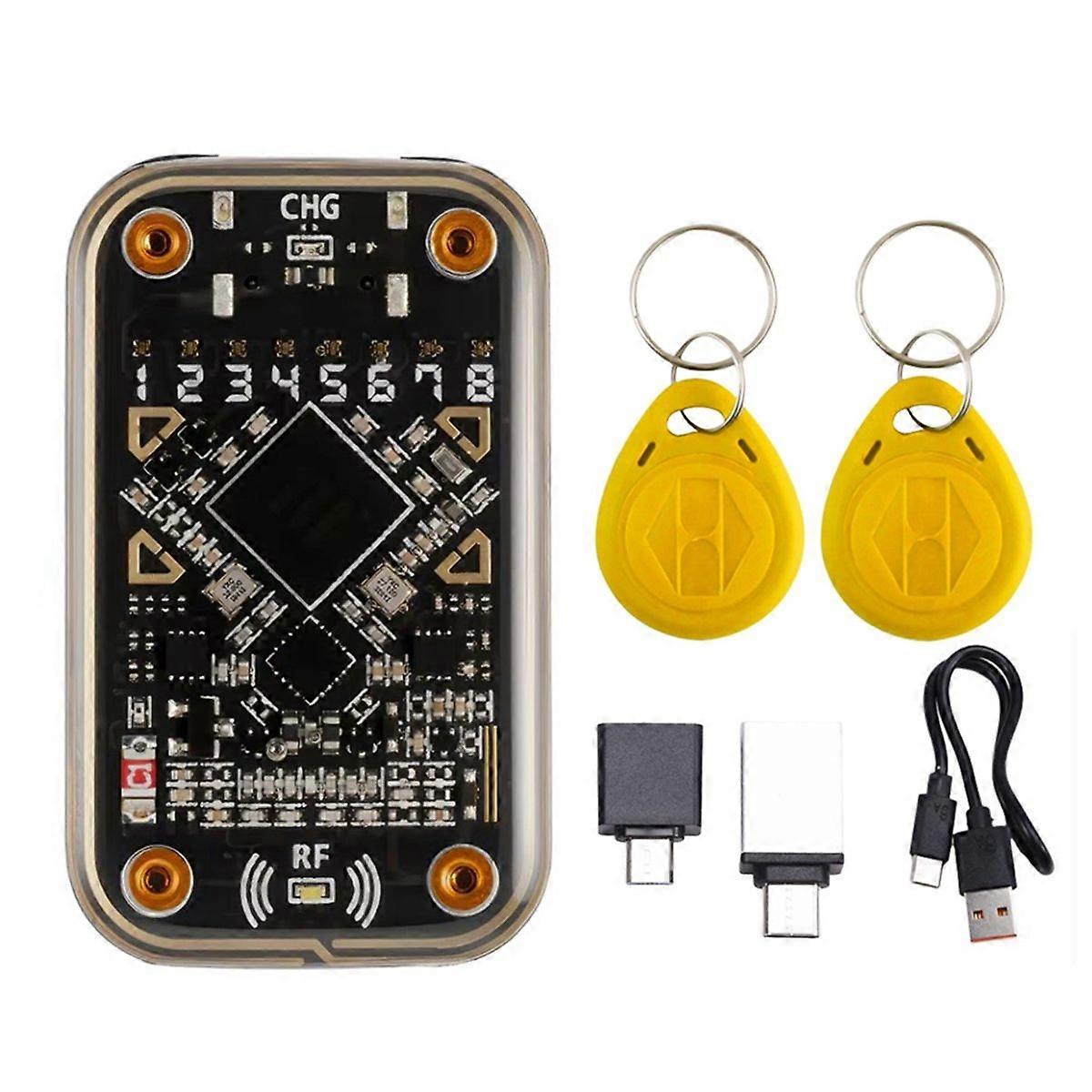 RFID Smart Chip Reader+UID/8268 Keychain Badge Decode