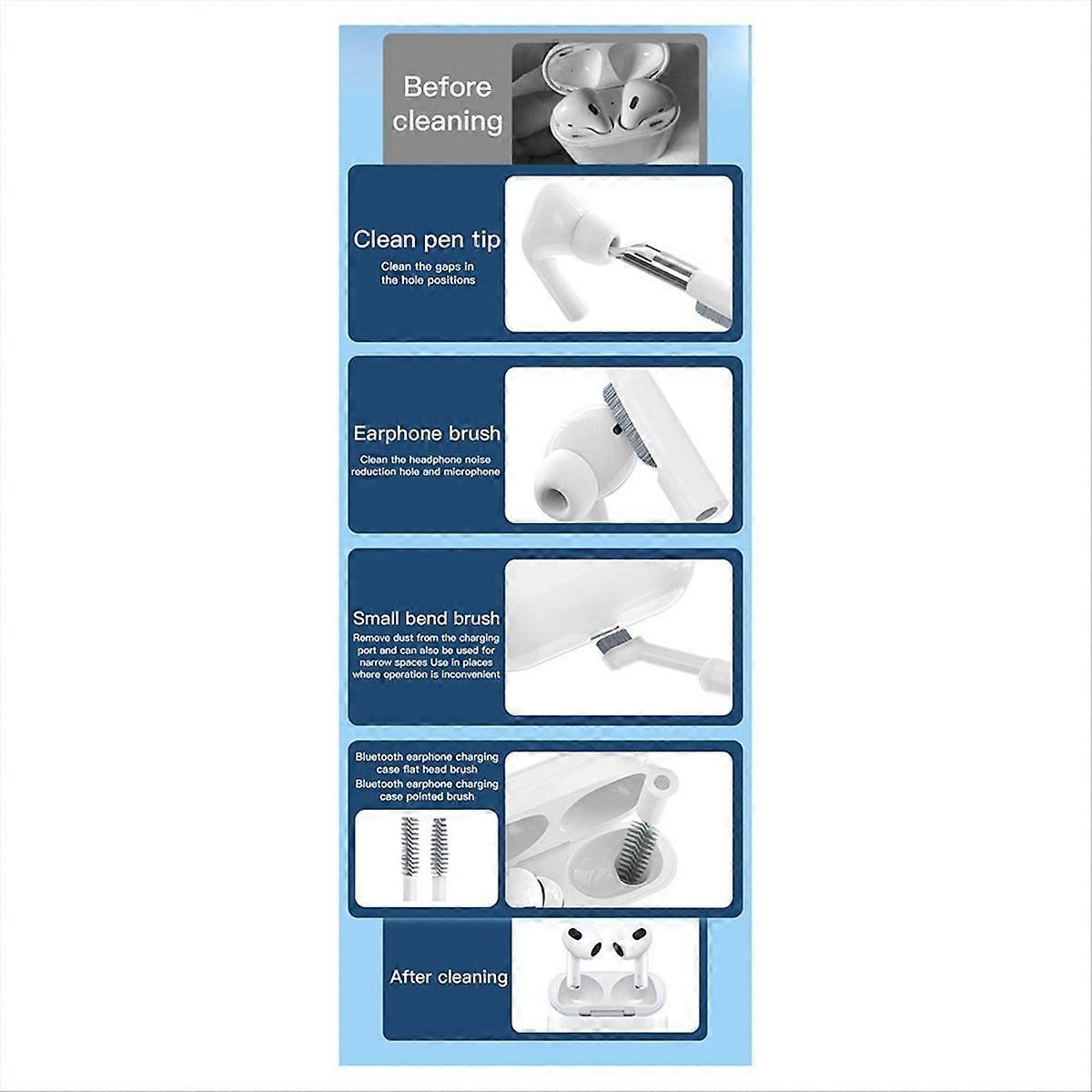 Keyboard Cleaning 32in1 Headphones Cleaner Multifunctional Brush Tool