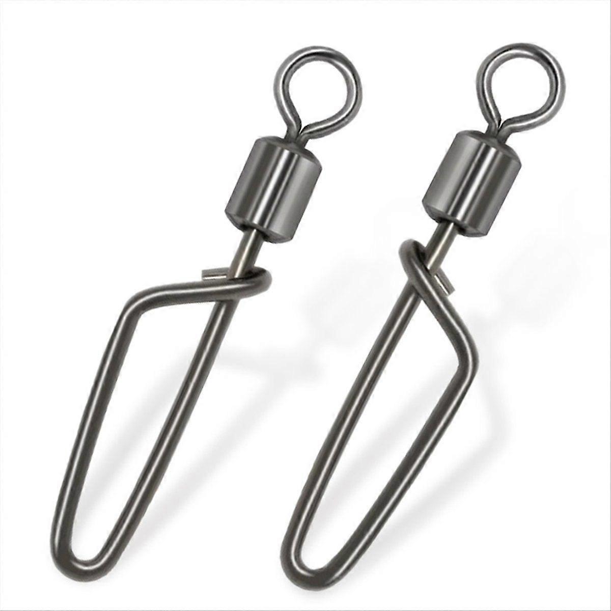 Rullende Svingbar Coastlock Snap Clips 25 stk Fiskekontakt Rustfritt Stål Karabinkrok Rask Endring