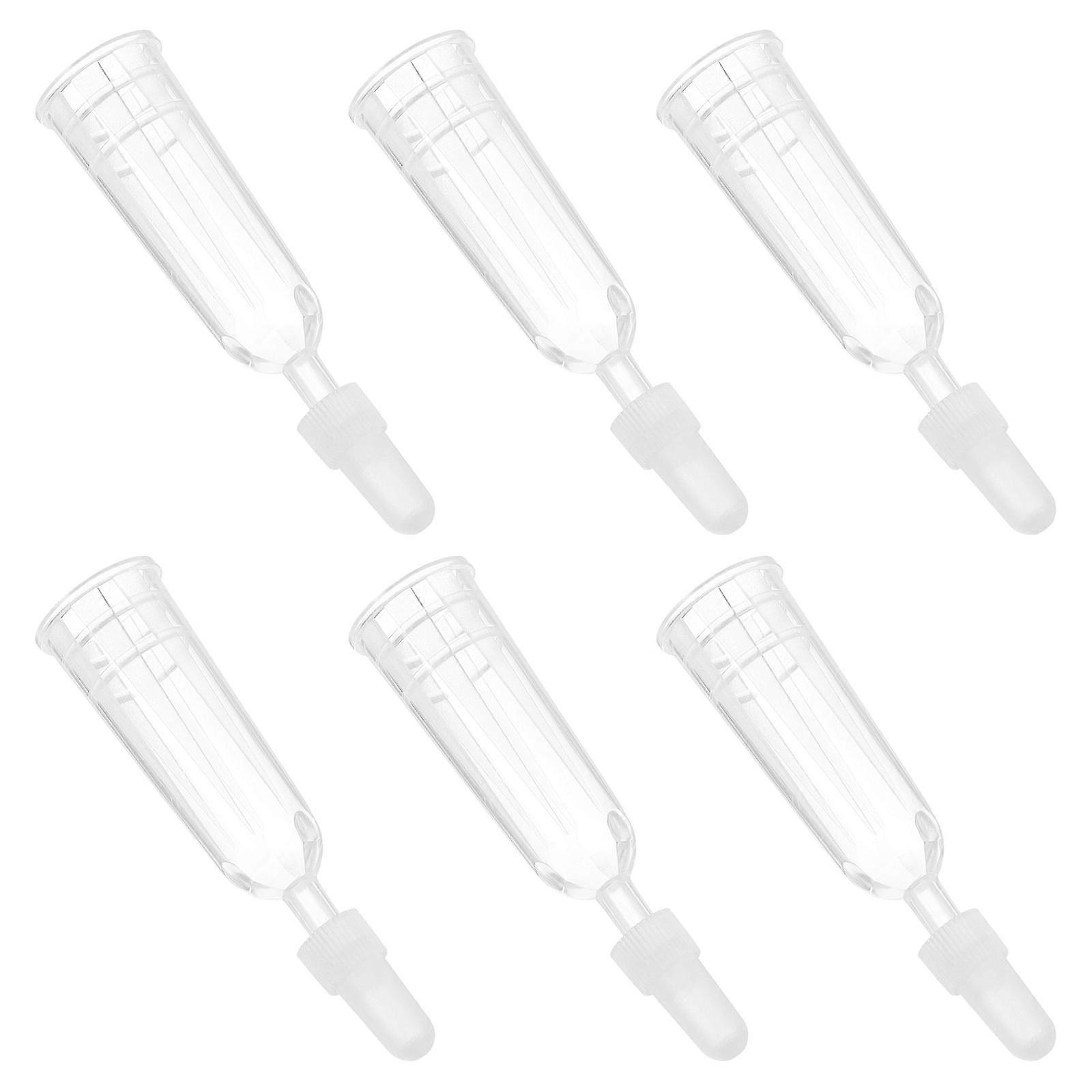Ampule Tips Caps Transparent for Liquid Dispensing Replacement 18Pcs