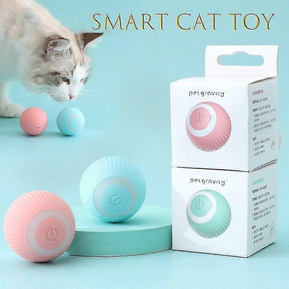 Smart Cat Ball Toys Automatic Rolling Ball Electric Cat Toy Interactive for Cat Fyz HFK