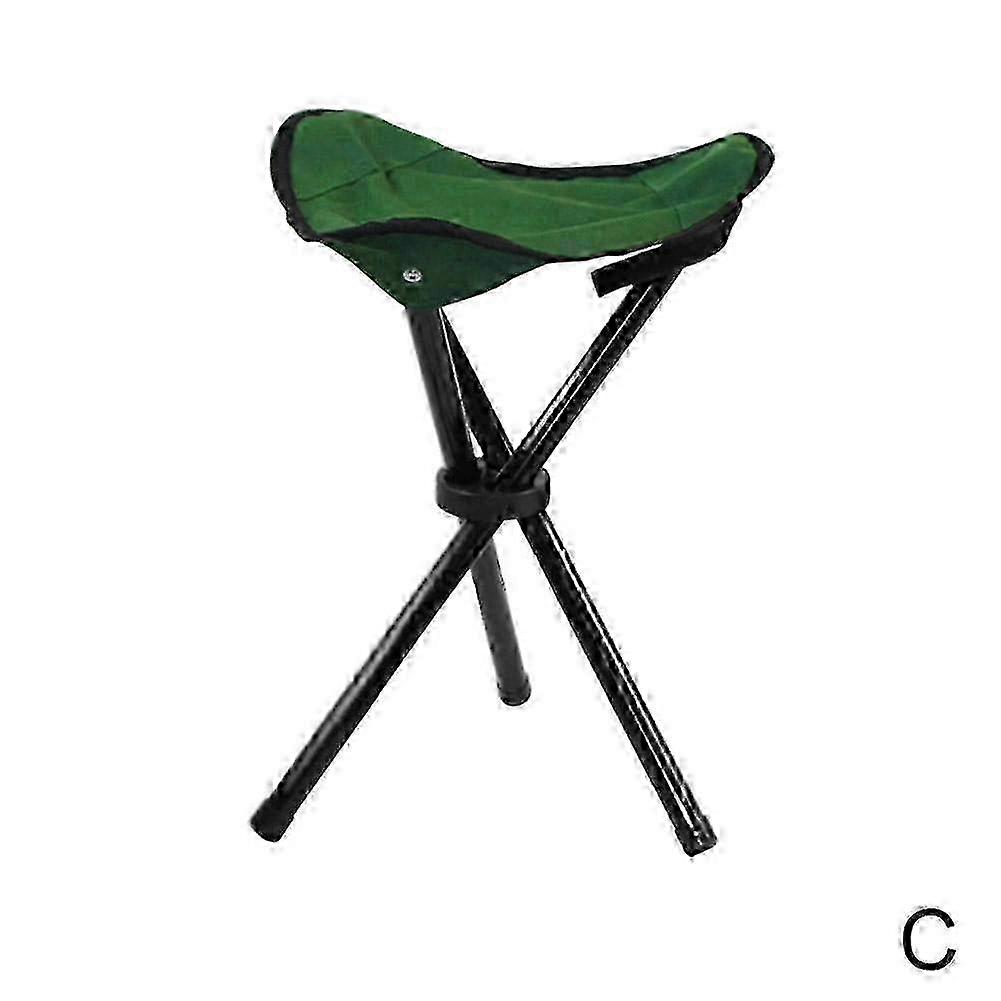 Outdoor Folding Triangular Stool - Fishing & Camping Chair with Multi-Functionality