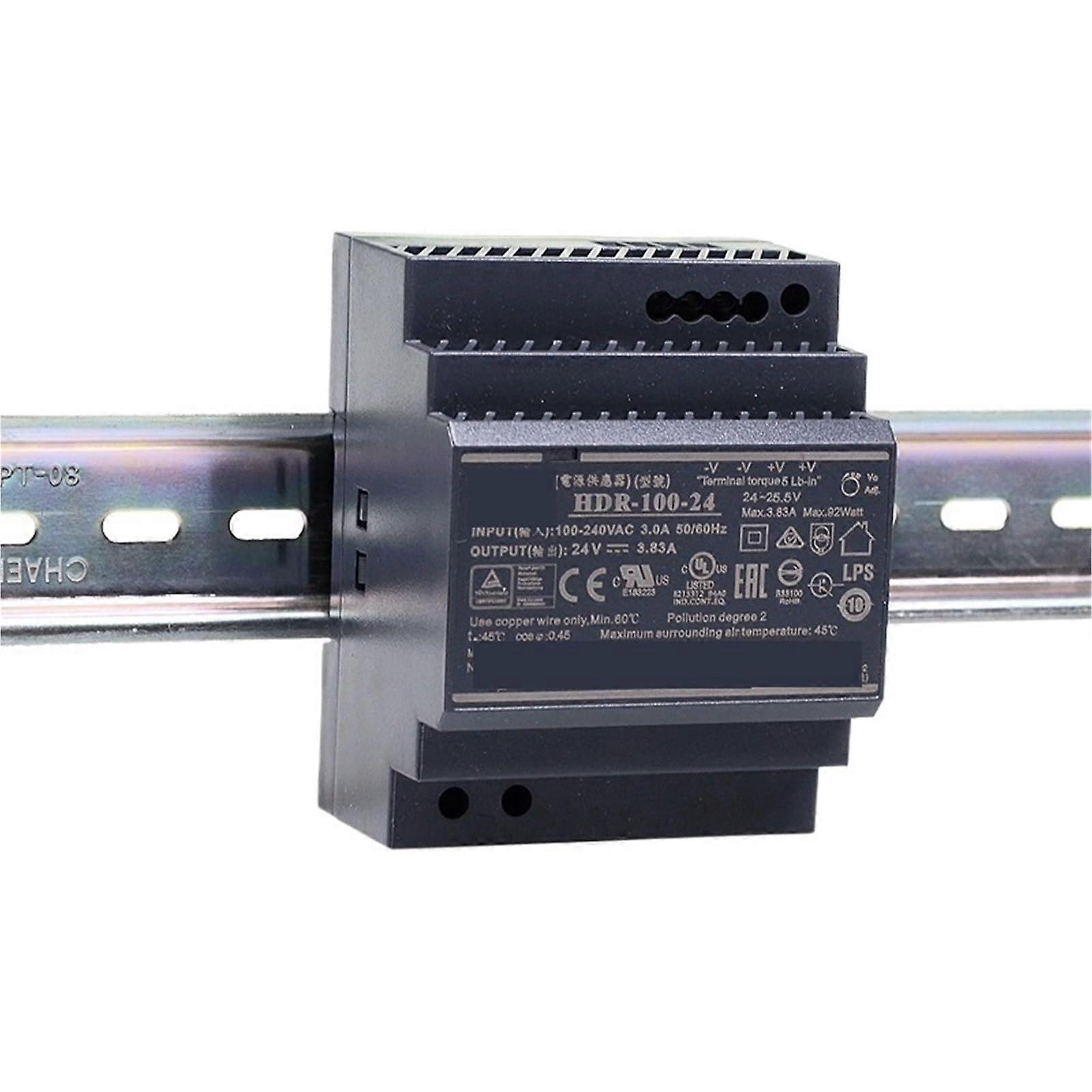 DIN Rail Switching Power Supply 100W Stable Output for Industrial Automation 12V 15V 24V 48V