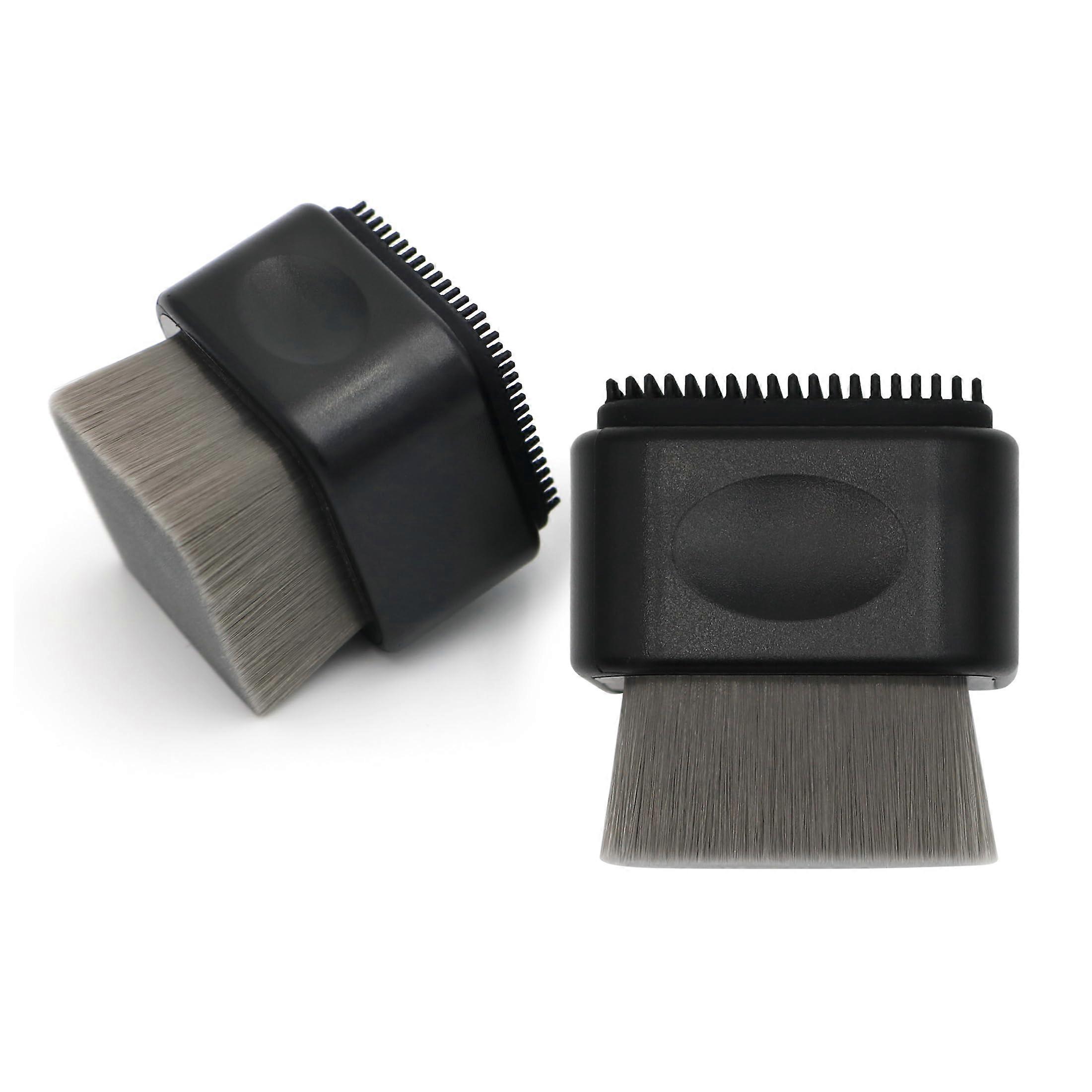 2 Pack DualSided Facial Cleansing Brush with Soft Bristles for Deep Cleaning and Travel Case